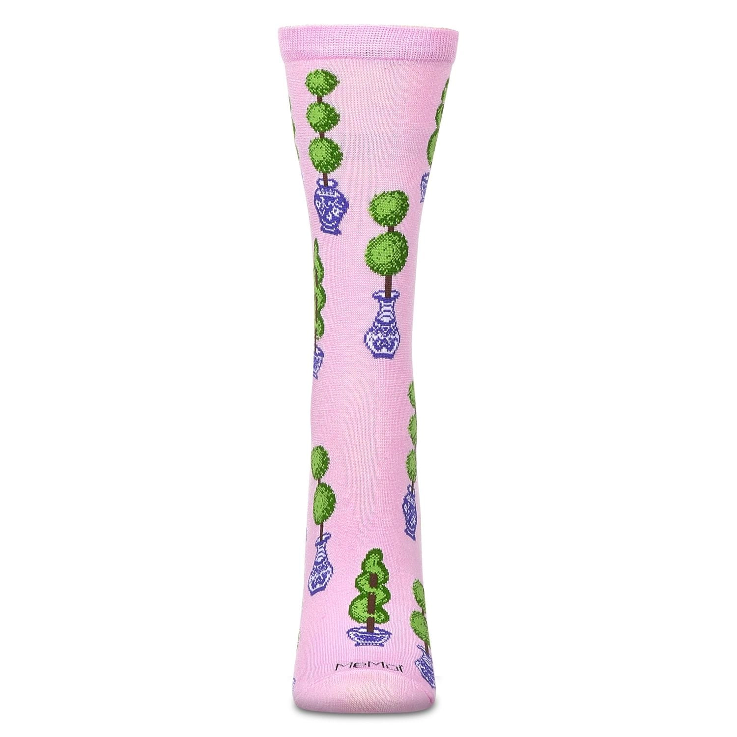 MeMoi Women's Ginger Jars Rayon From Bamboo Crew Socks