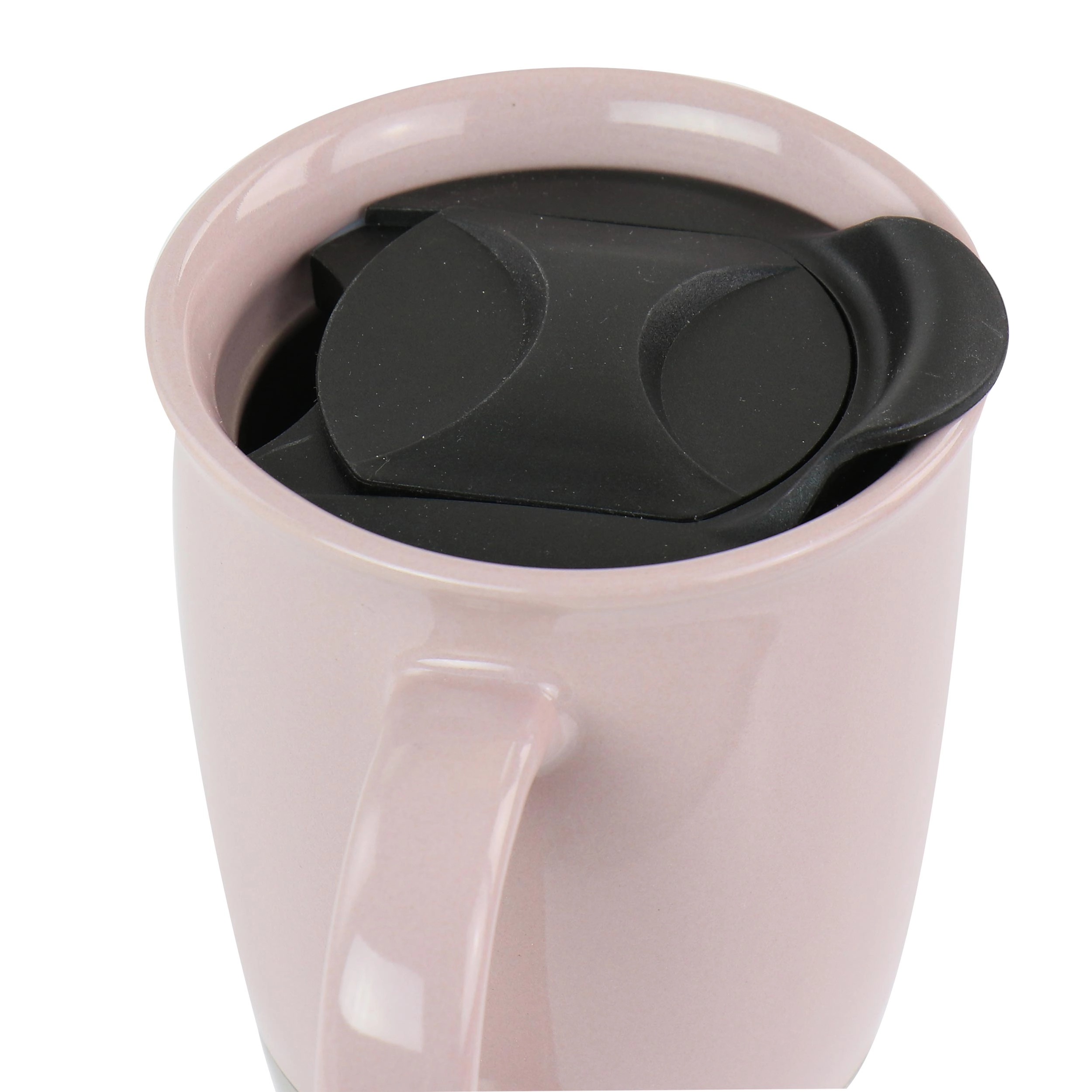 Mr. Coffee14 oz Stoneware Assorted Travel Mug Set of 3