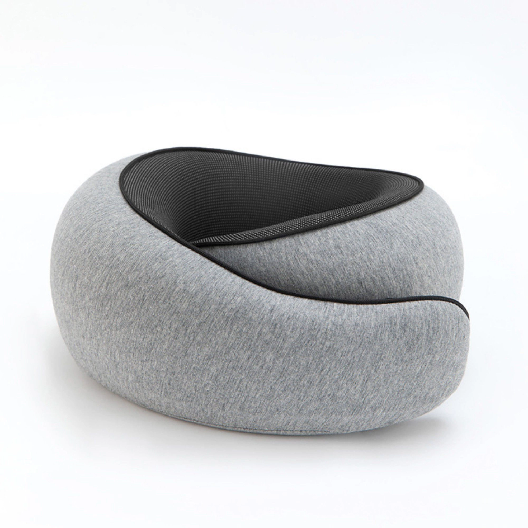 Alilang Unisex Ergonomic Travel Neck Pillow with Soft Cushioned Wrap Design and Supportive Contoured Structure for Rest