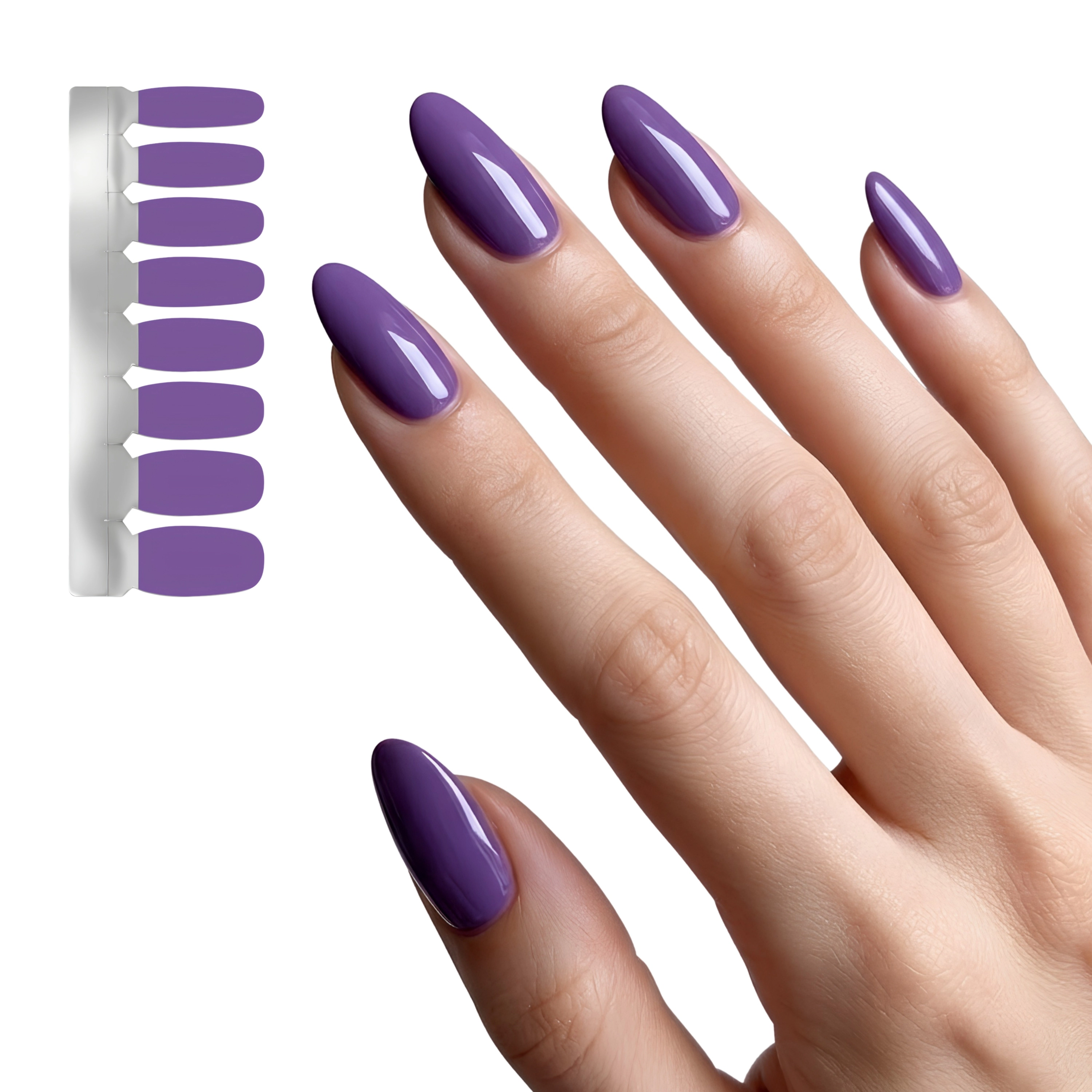 XPNail Women's 2-Pack Bundle of Nail Polish Strips 16ct