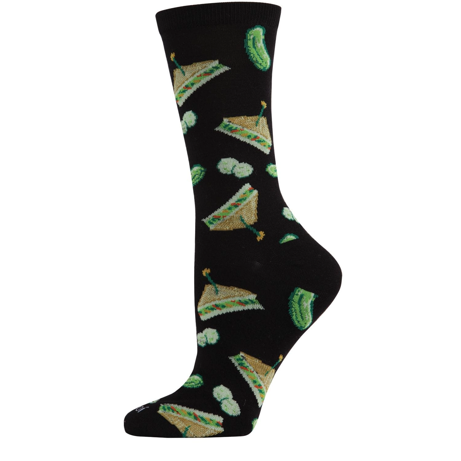 MeMoi Sandwiches Bamboo Blend Crew Socks