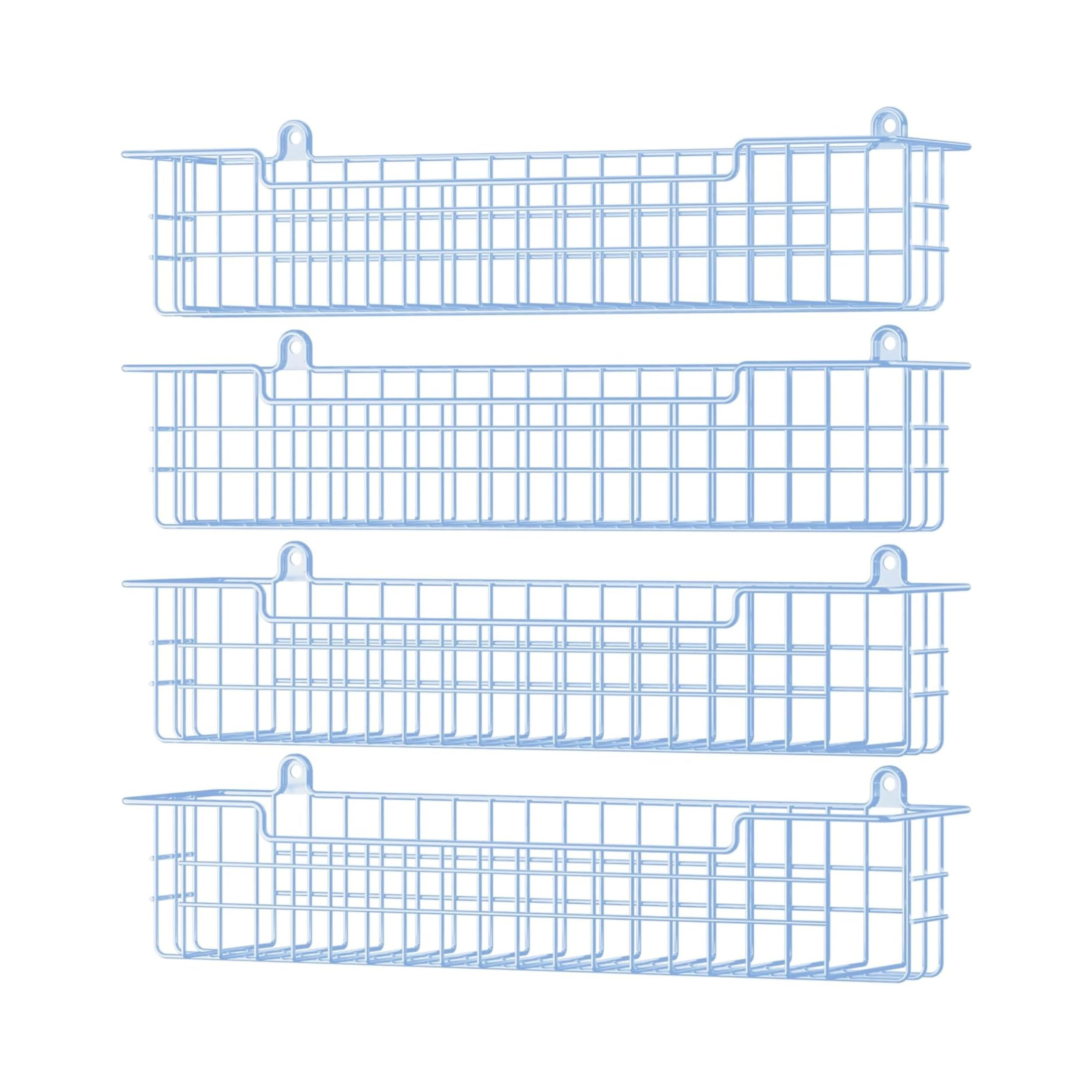 Stock Preferred Wall Mount Metal Spice Rack Organizer for Kitchen Cabinet Pantry