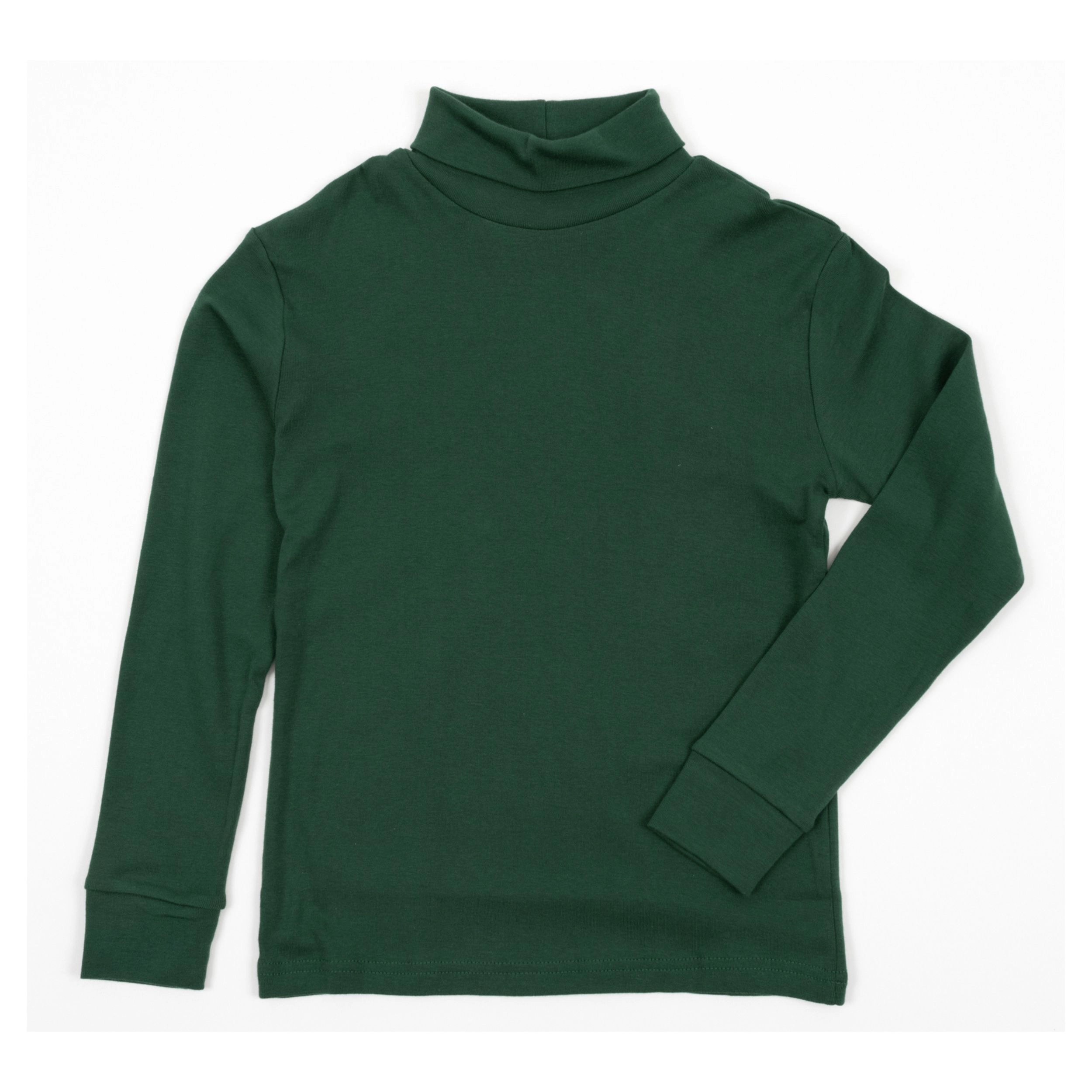 Leveret Toddler/Kids Basics Boho Solid Cotton Turtleneck