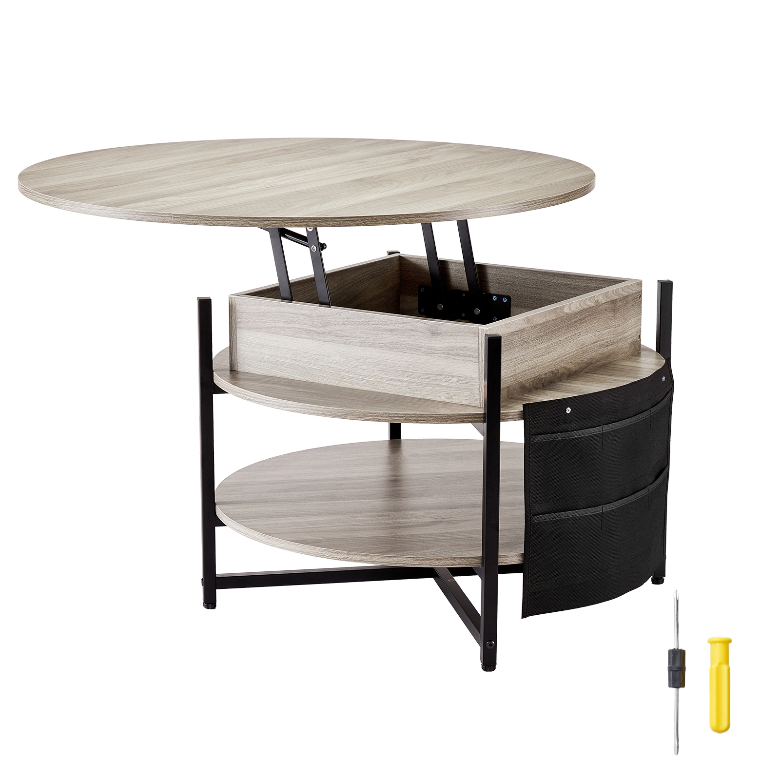 HONGGE Lift Top Coffee Table Coffee Table with Storage Coffee Table for Living Room