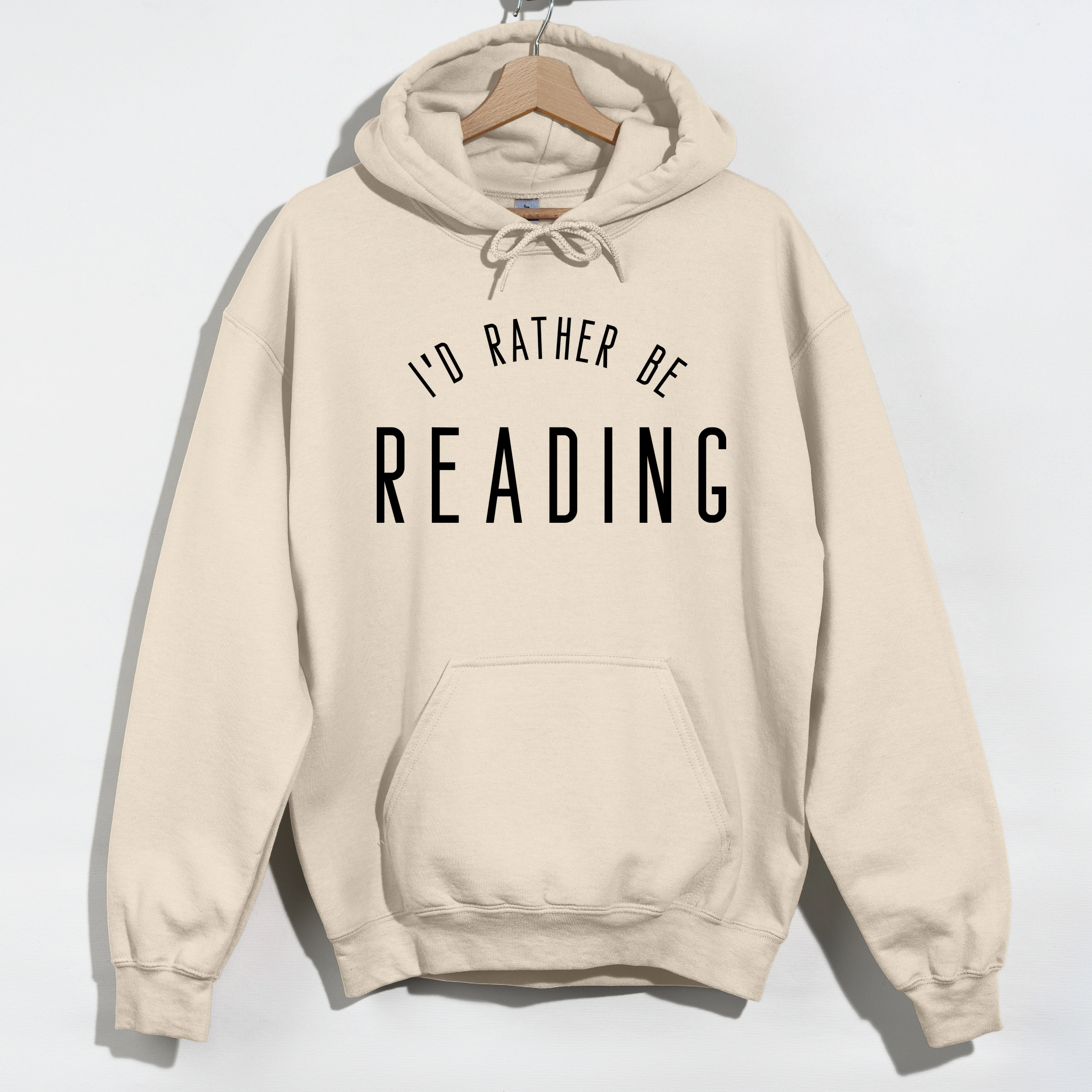 Simply Sage Market - Women's Graphic Hoodie I'd Rather Be Reading