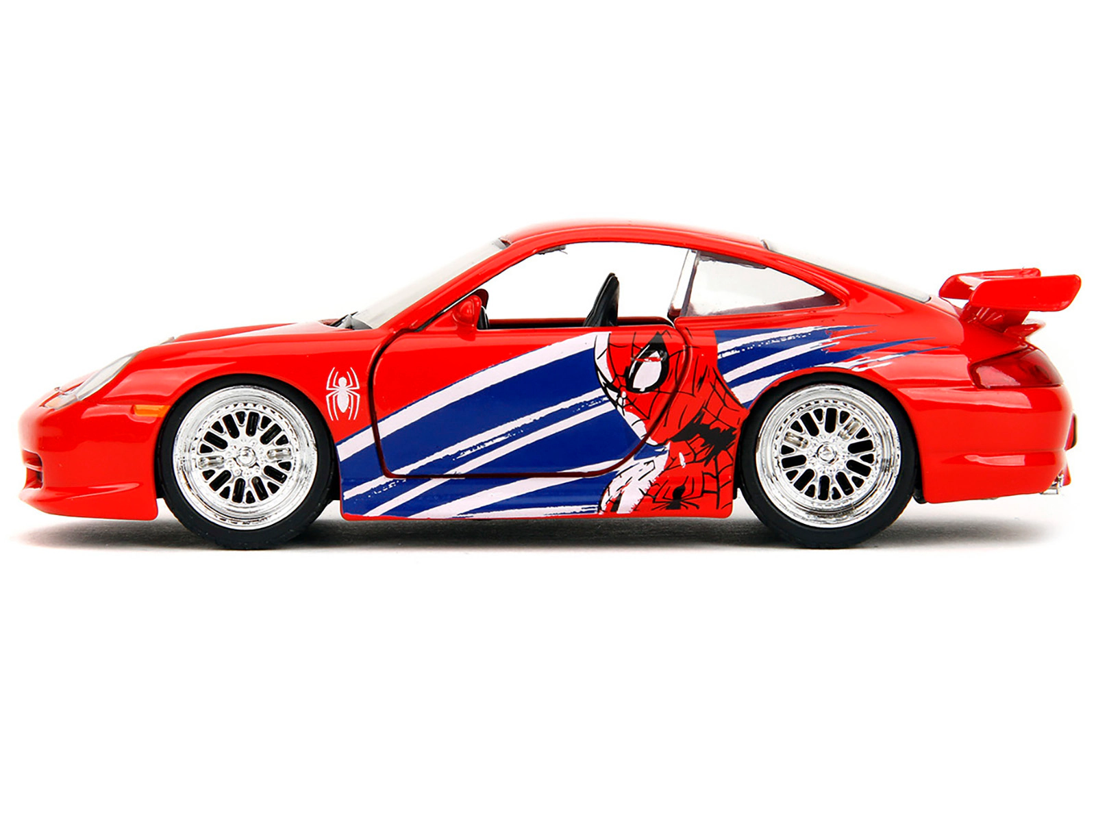 Jada Porsche 911 GT3 RS (996) Red with Graphics "Marvel's Spider-Man" 1/32 Diecast Model Car by Jada