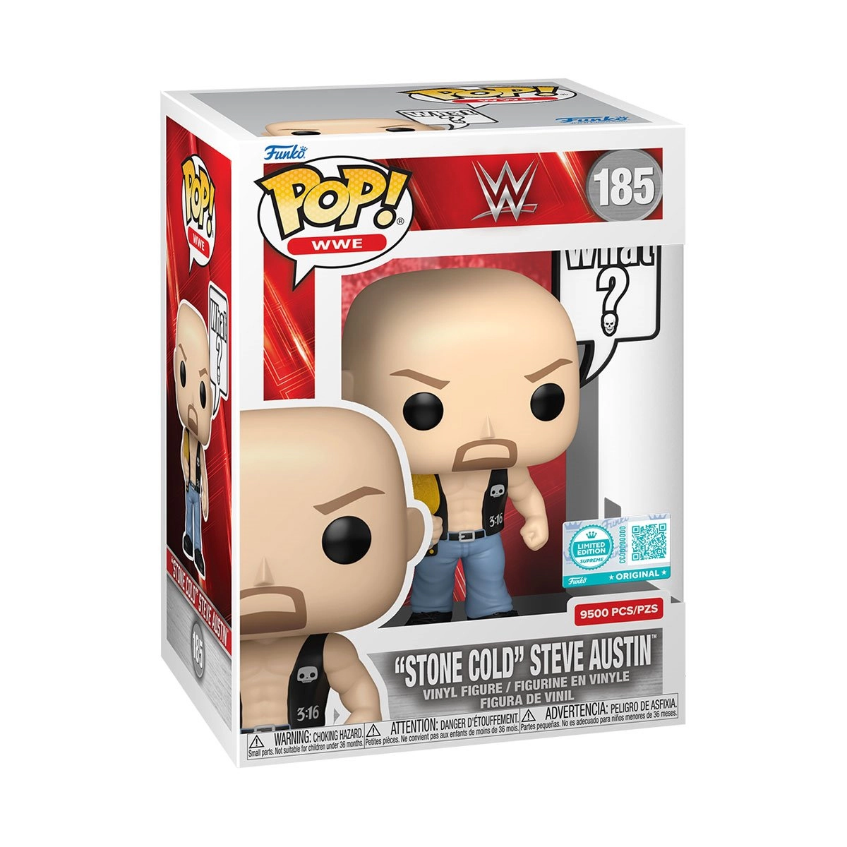 Funko Pop! WWE: Stone Cold Steve Austin #185 Exclusive Edition