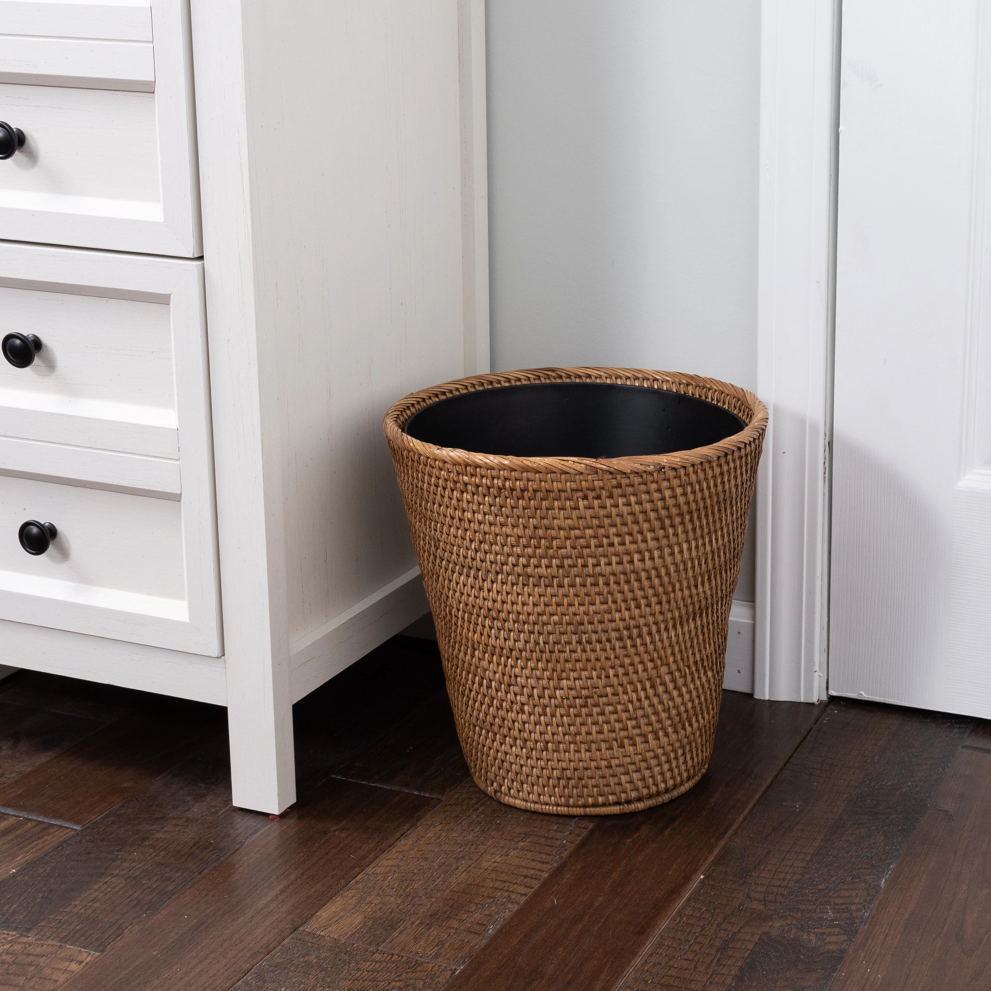 Saboga Home™ Round Tapered Waste Basket with Metal Liner