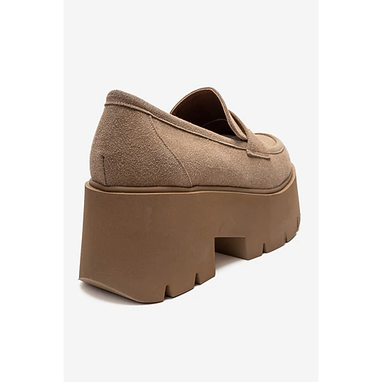 Prologue Shoes Womens Santia Chunky Platform Loafer