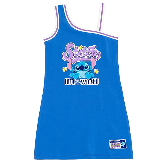 Disney Lilo & Stitch Toddler Girls Tank Dress Blue 4T
