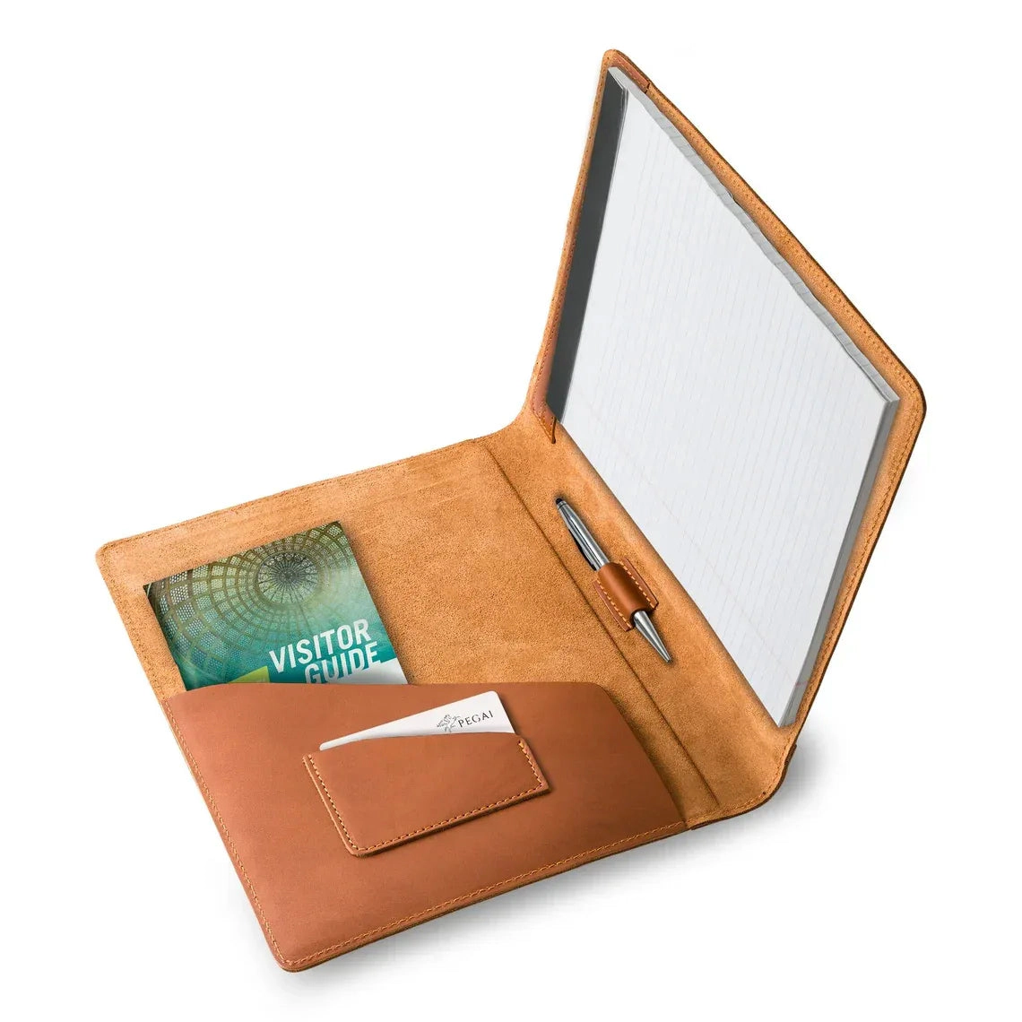 Steel Horse Leather Unisex Falit Leather Folio | Handmade Leather Padfolio