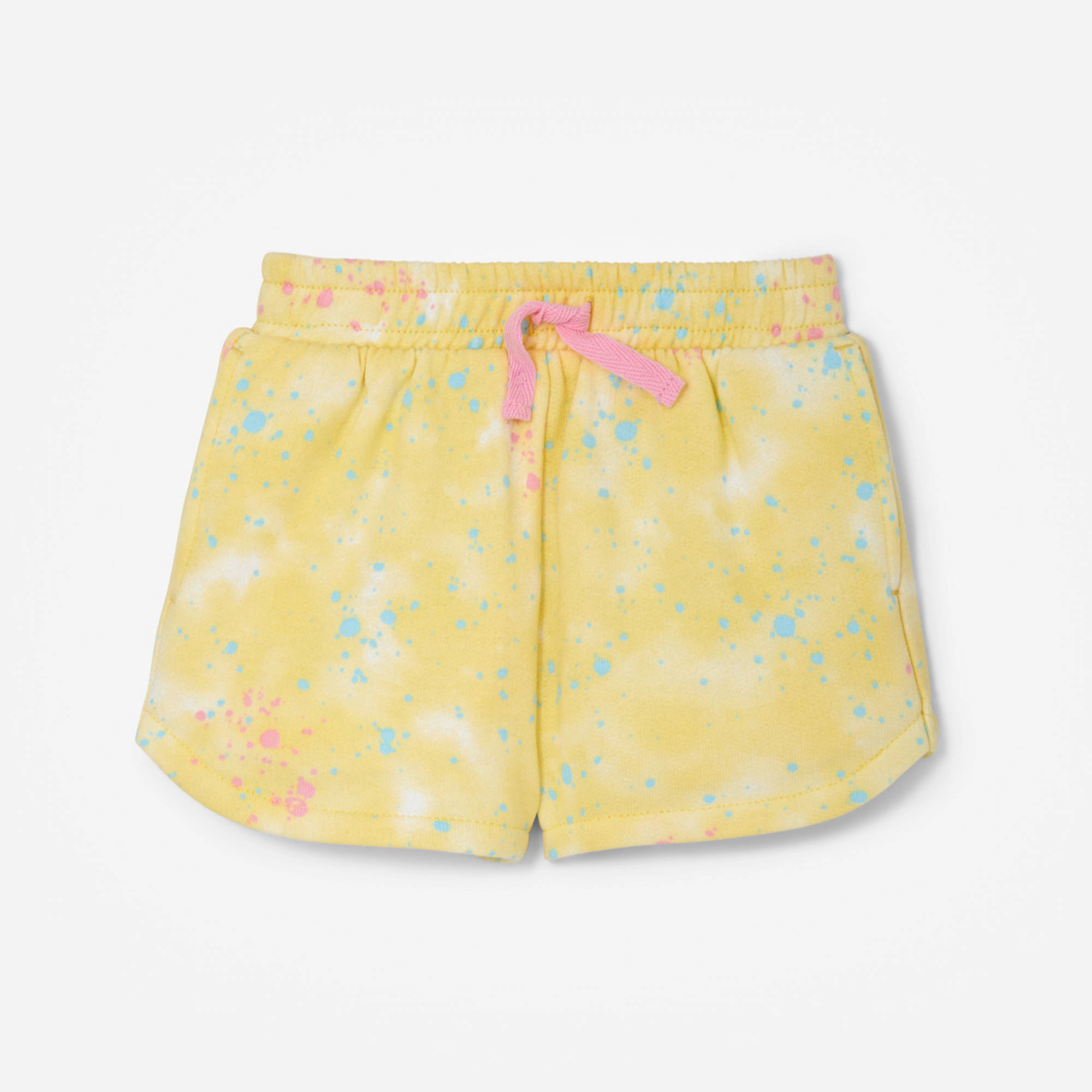 Rockets of Awesome Dolphin Splatter Short For Baby Girl