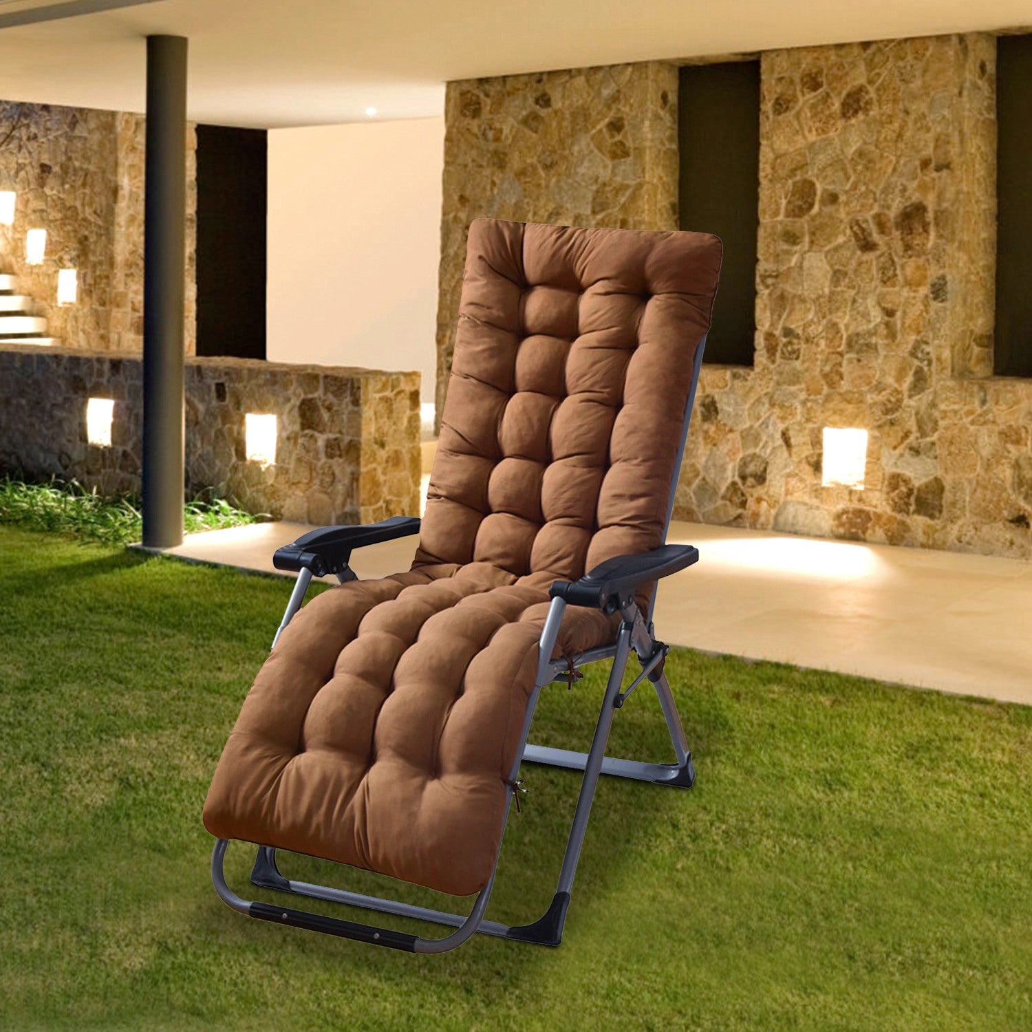 GBruno Polyester Chaise Lounger Cushion