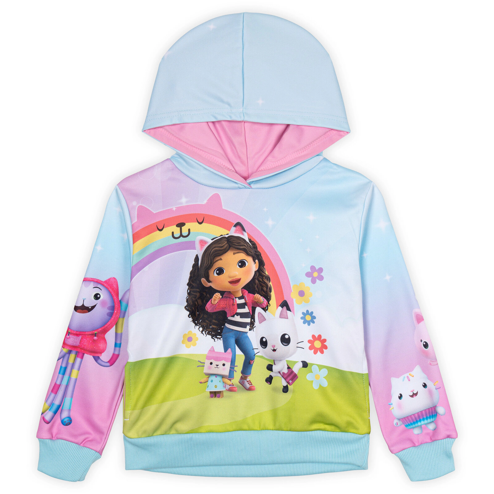 Dreamworks Gabby's Dollhouse Girls' Fleece Pullover Hoodie