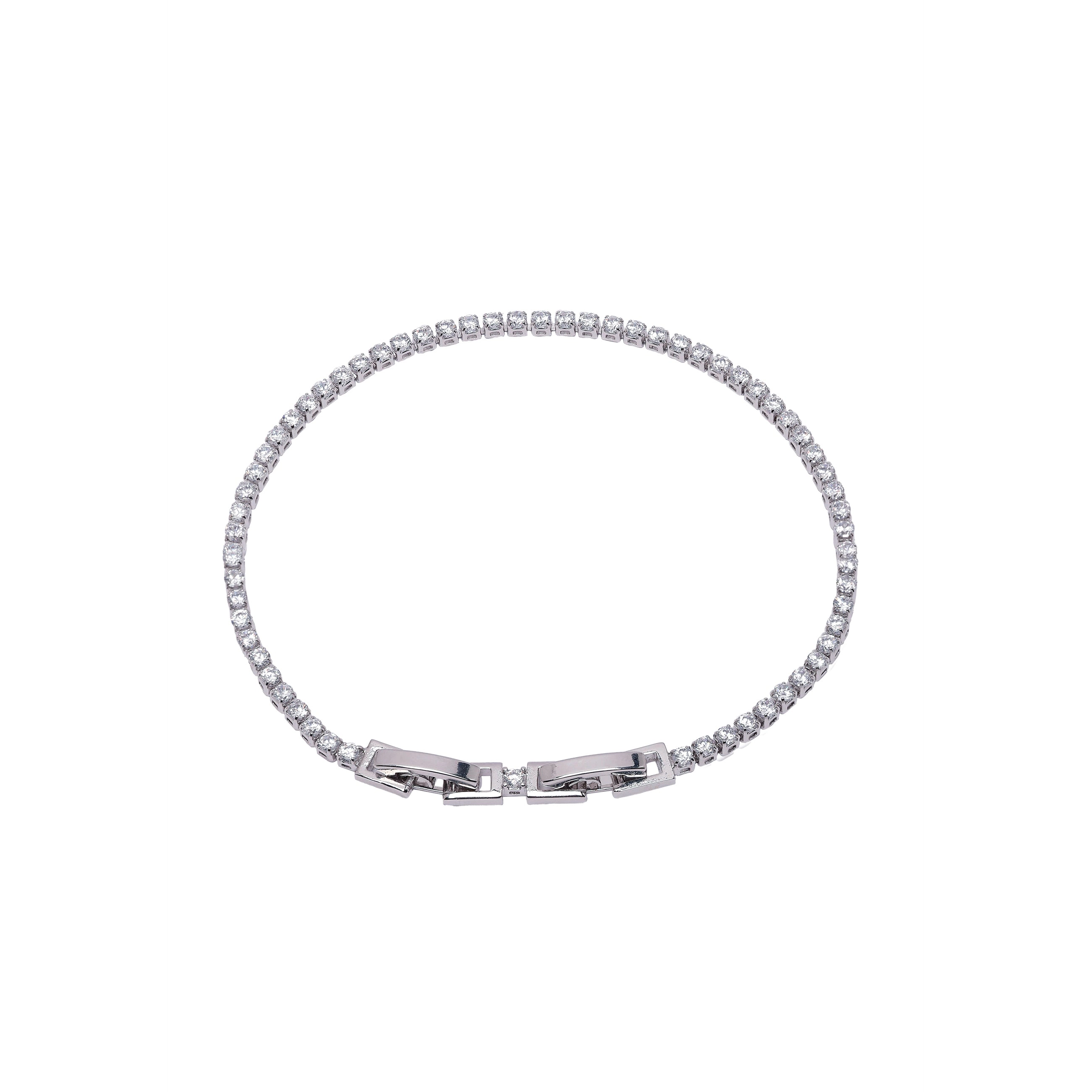 AGP PARIS Womens Diva Sparkling Tennis Bracelet