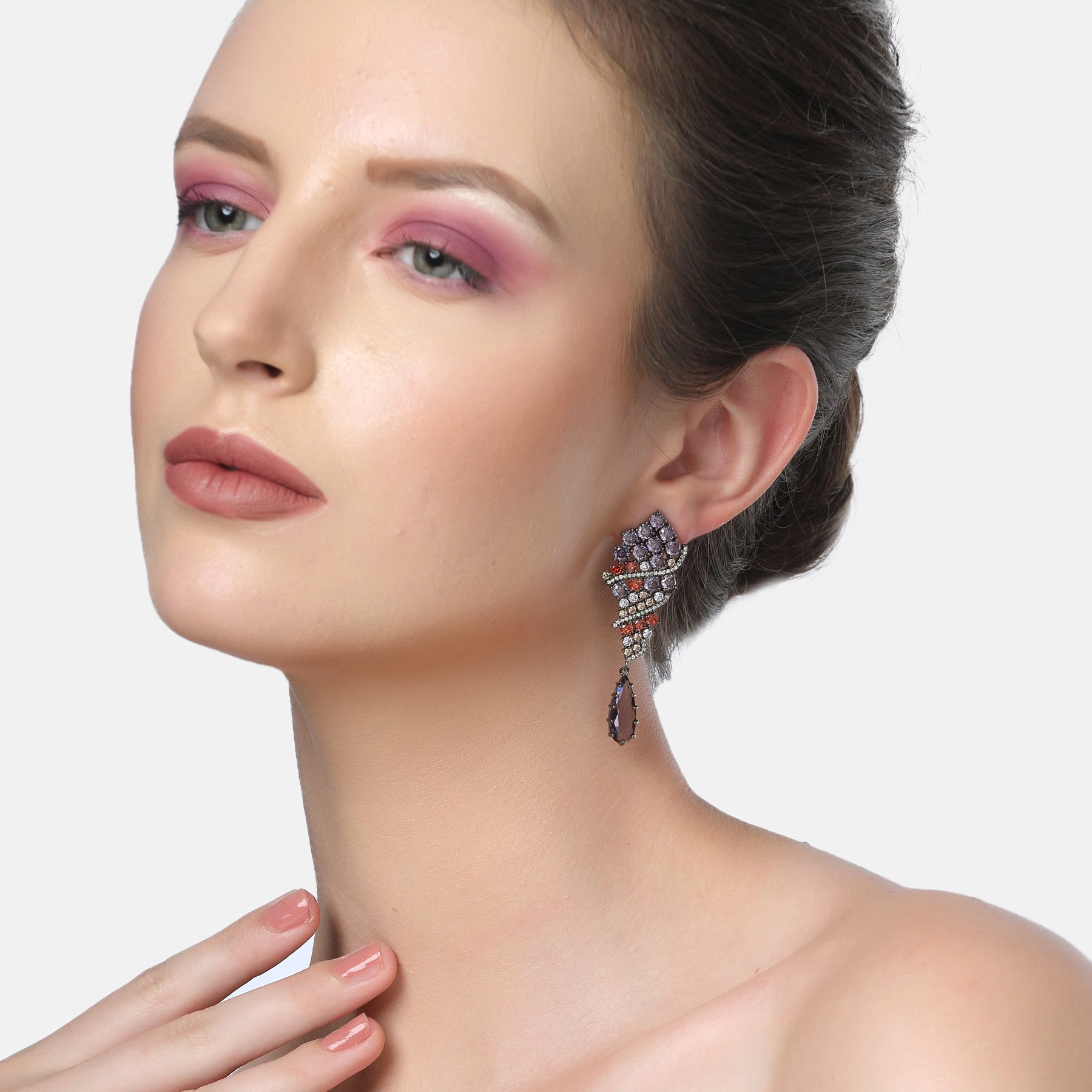 AGP PARIS Womens Diva Contemporary Drop Earrings