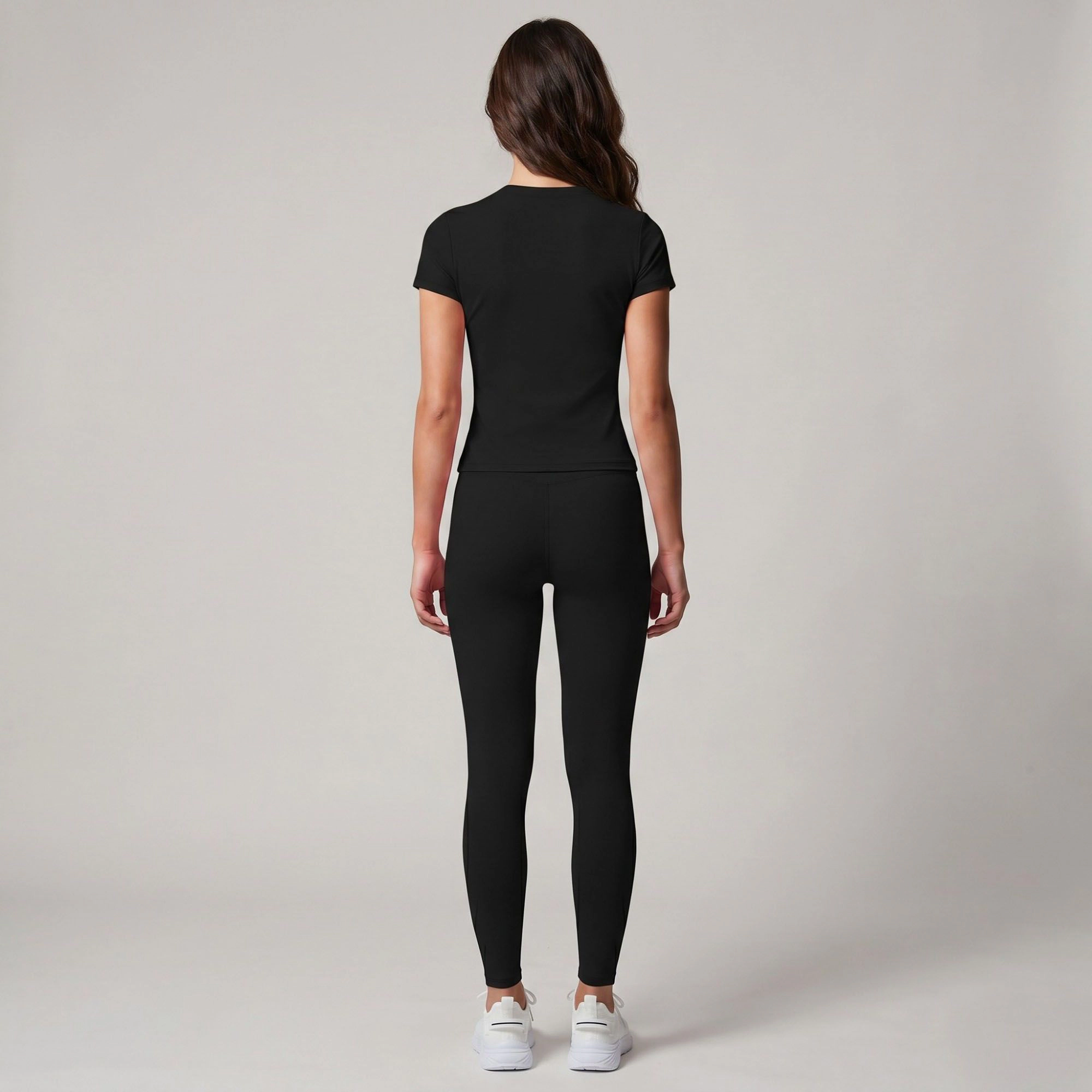 Anna-Kaci Women's Short Sleeve Workout Top Crew Neck Fitted Activewear T-Shirt Yoga Tee