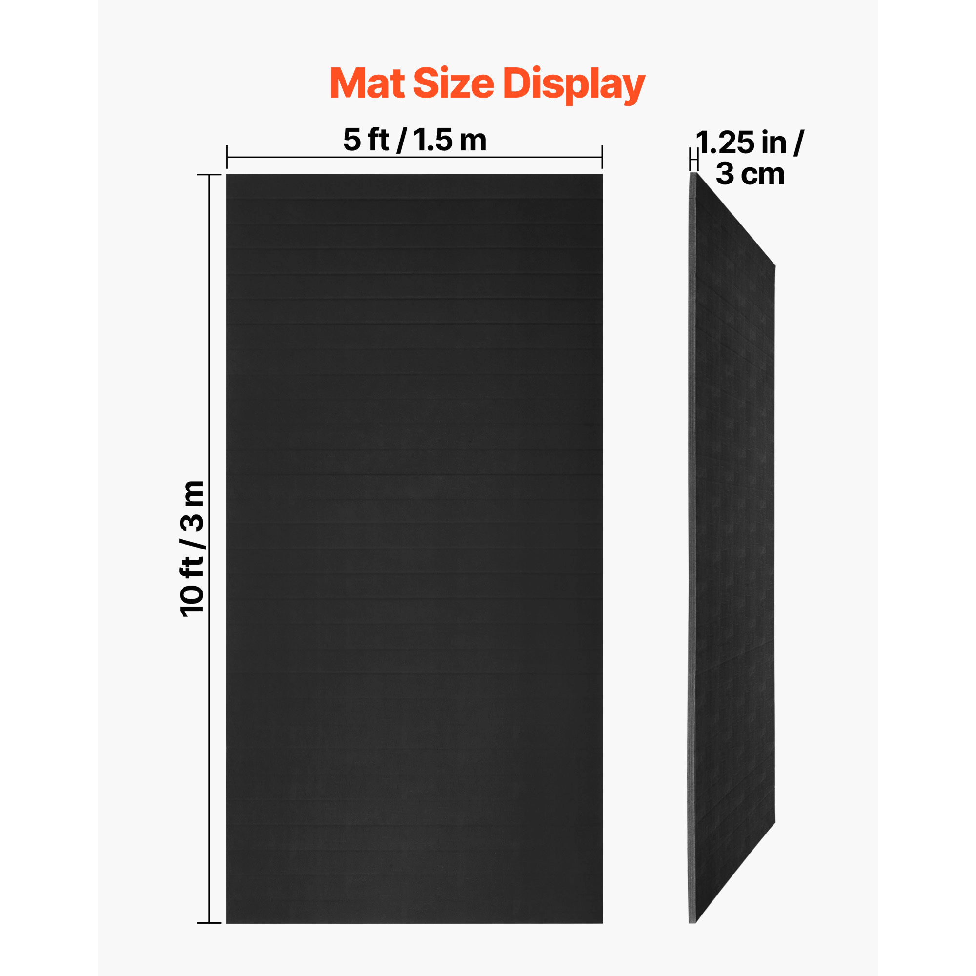 HONGGE Wrestling Mat Martial Arts Thick Mat for Home Gym Exercise PVC Training Mats for Gymnastics Tatami Jiu Jitsu BJJ