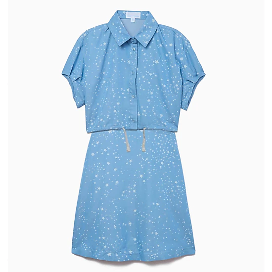 Rockets of Awesome 2 for 1 Denim Dress for Girls