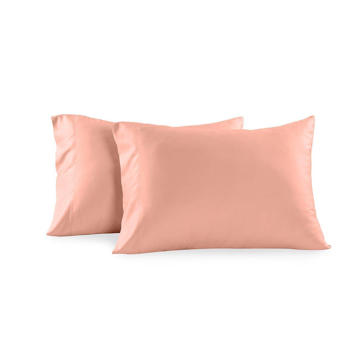 Egyptian Linens 600 Thread Count Cotton Sateen Pillowcase Pair
