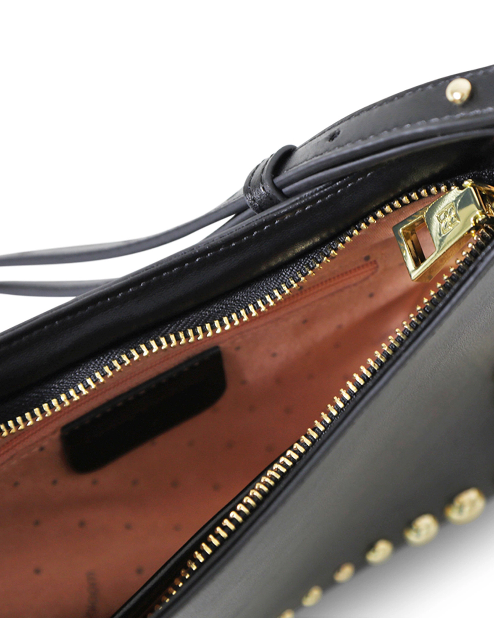 Belle & Bloom Womens Girls Like Us Studded Leather Shoulder Bag
