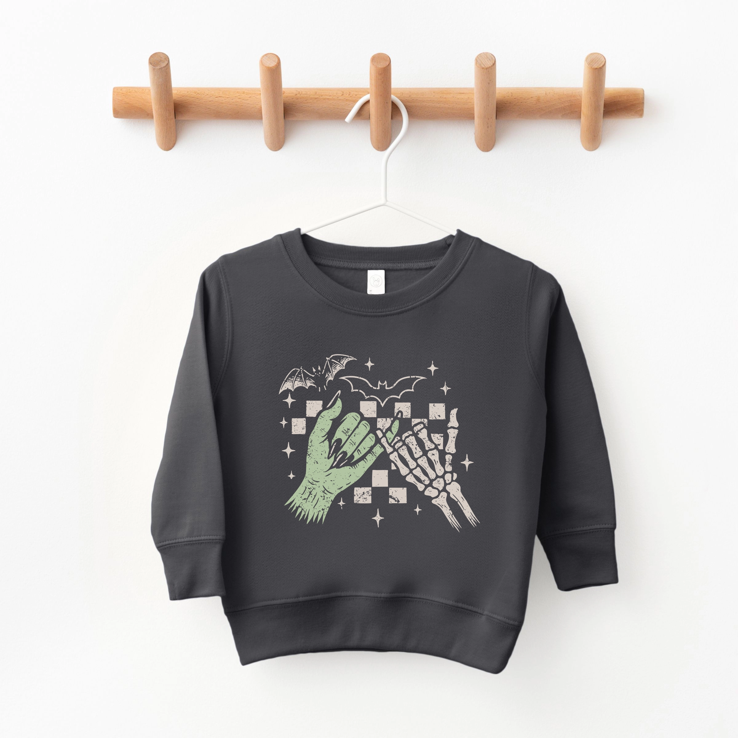 The Juniper Shop - Toddler Graphic Sweatshirt - Pinky Promise Skeleton