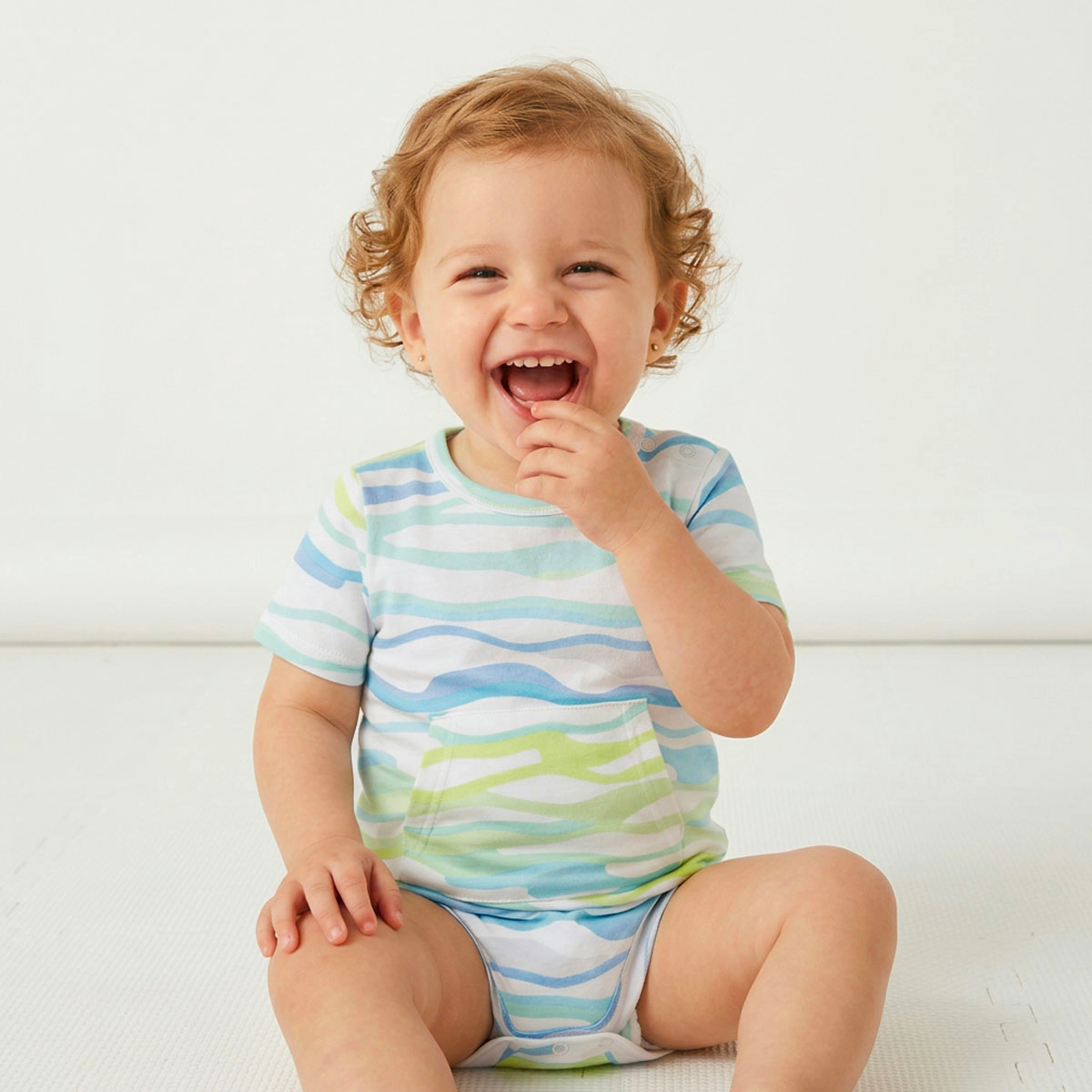 Rockets of Awesome Sunset Kanga 2-Fer Bodysuit For Baby Boy