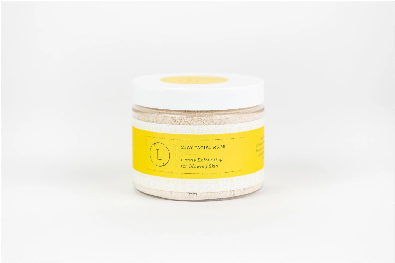 Lizush Natural Clay Facial Mask - Exfoliating Detox Mask for Glowing Skin