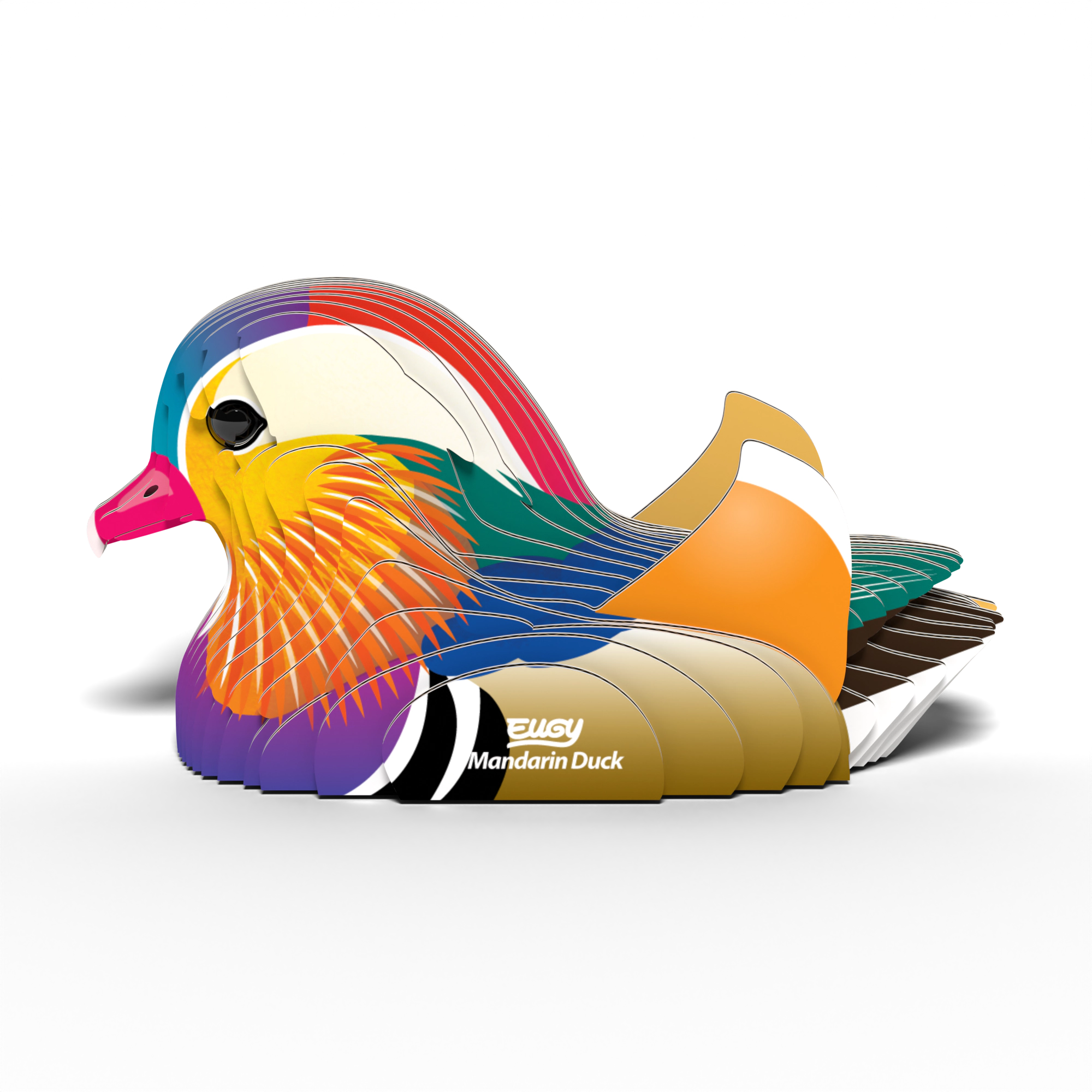 EUGY Mandarin Duck 3D Puzzle - contains 26 puzzle pieces