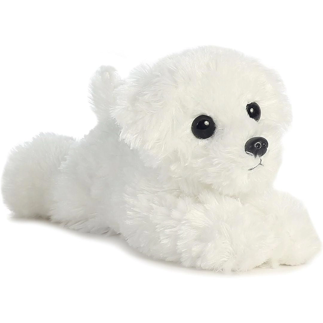 Aurora Mini Flopsie Snowball Bichon Frise 8-Inch Stuffed Animal Plush