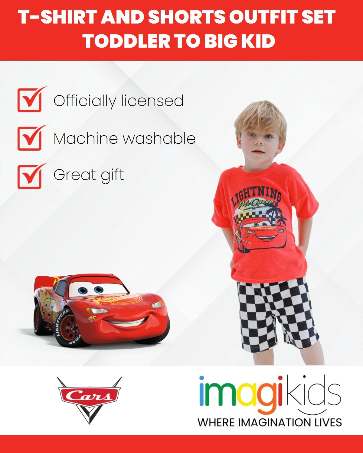 Disney Boys' 2-Piece Terry T-Shirt and Shorts Set