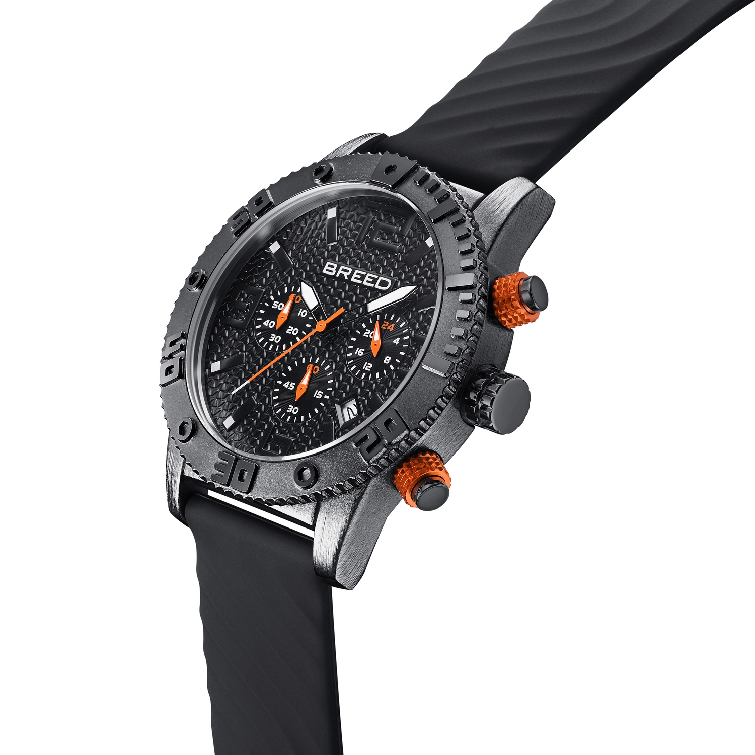 Breed Double Agent Chronograph Watch with Date