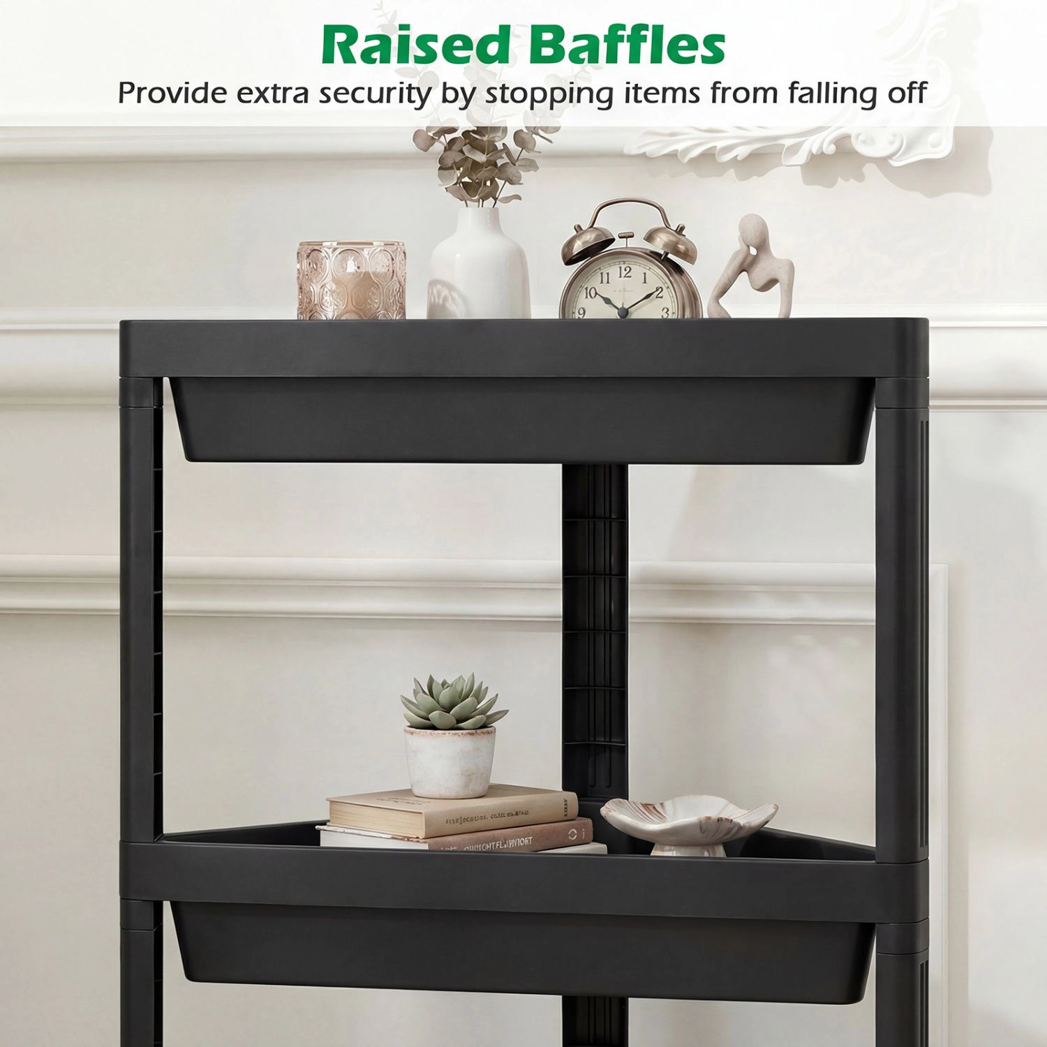 SlickBlue Set of 2 Corner Shower Shelf 3 Tier Bathroom Storage Rack Organizer