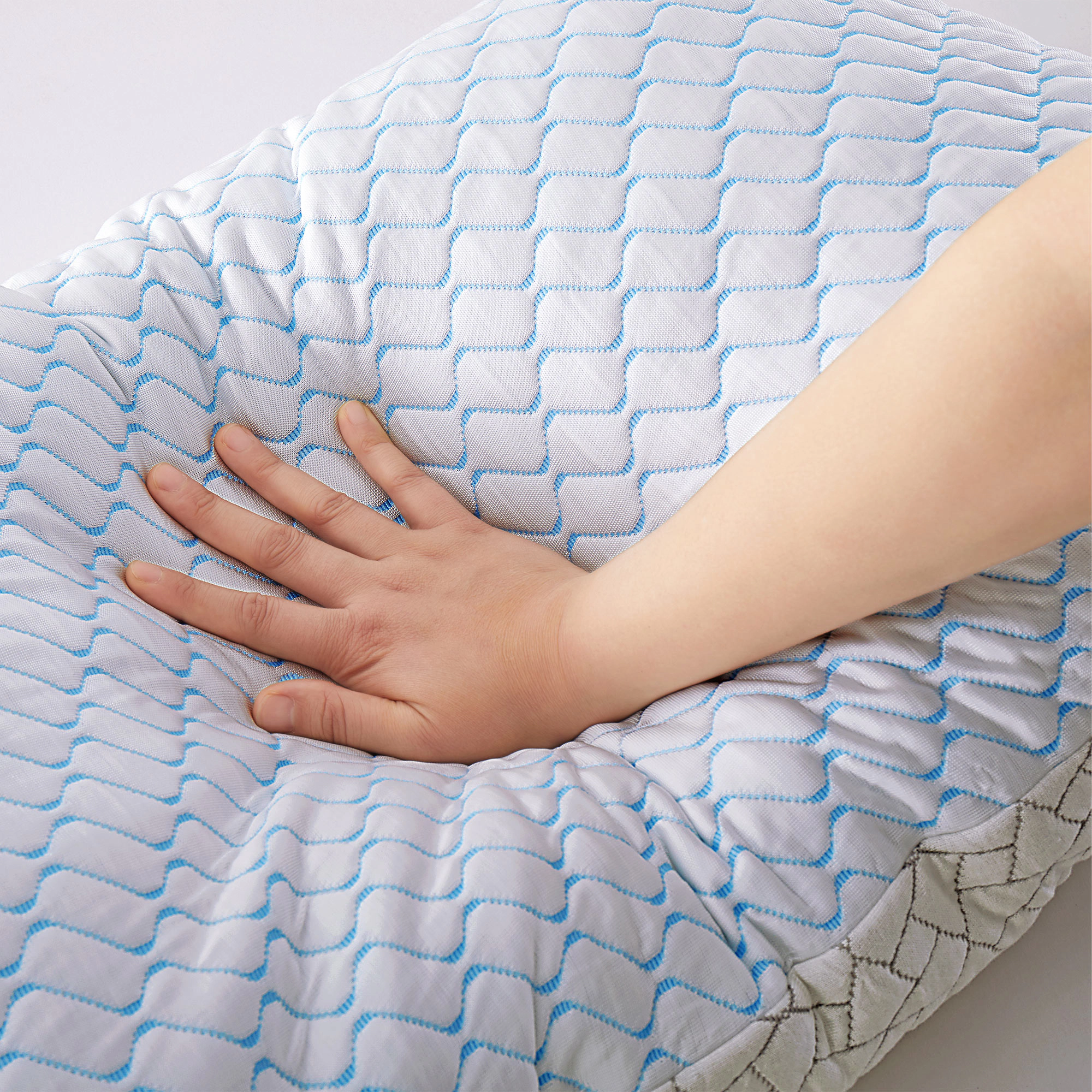 Unikome Adjustable Cooling Pillow with Ice Silk Cover, Shredded Memory Foam Sleep Pillow