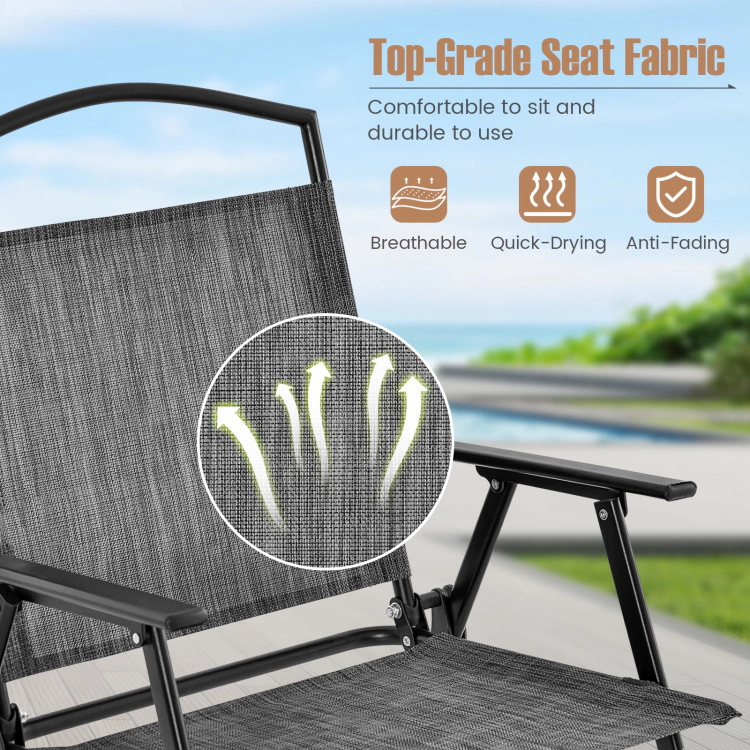 Hivvago Patio Dining Set For 4 With Umbrella Hole