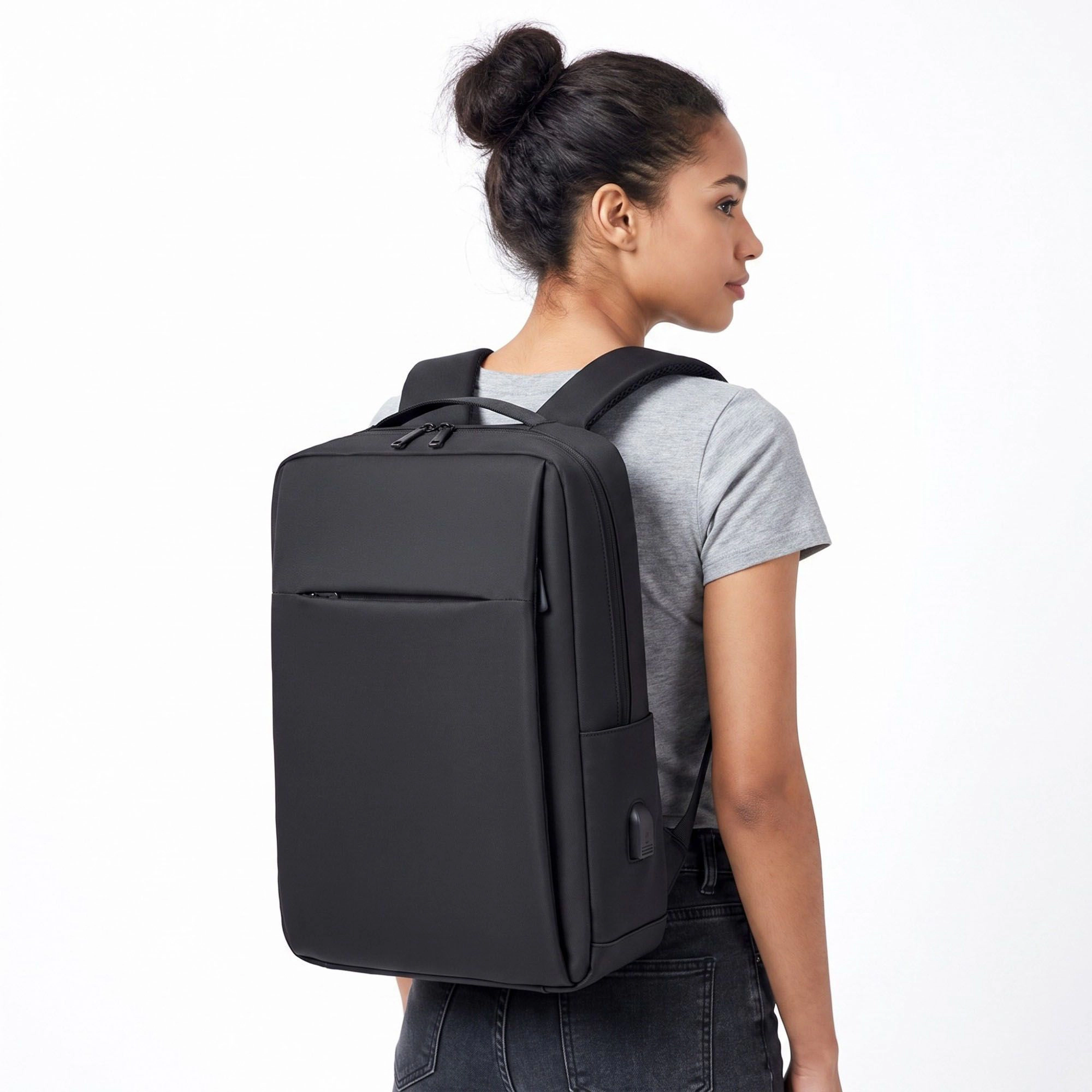 Alilang Women's Modern Slim Laptop Backpack - Professional Commuter Daypack for Office, School