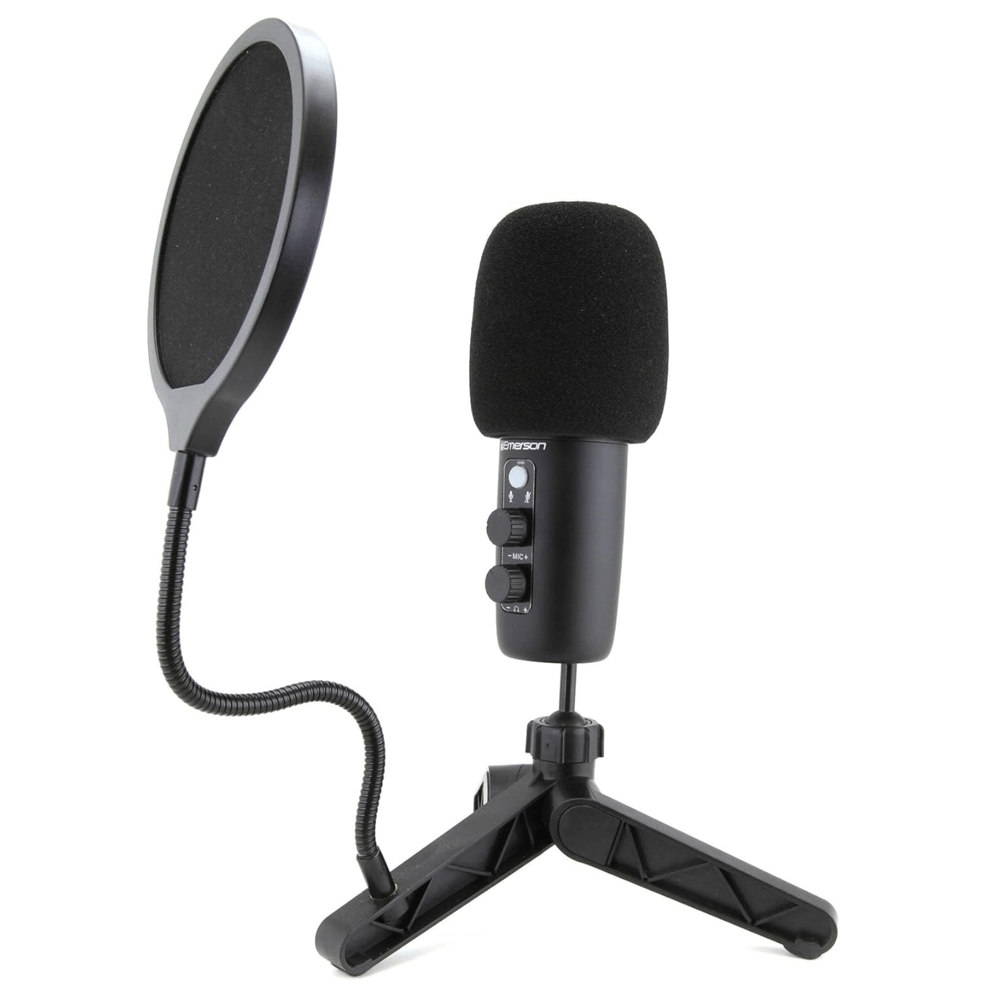 Emerson USB Gaming and Streaming Condenser Microphone