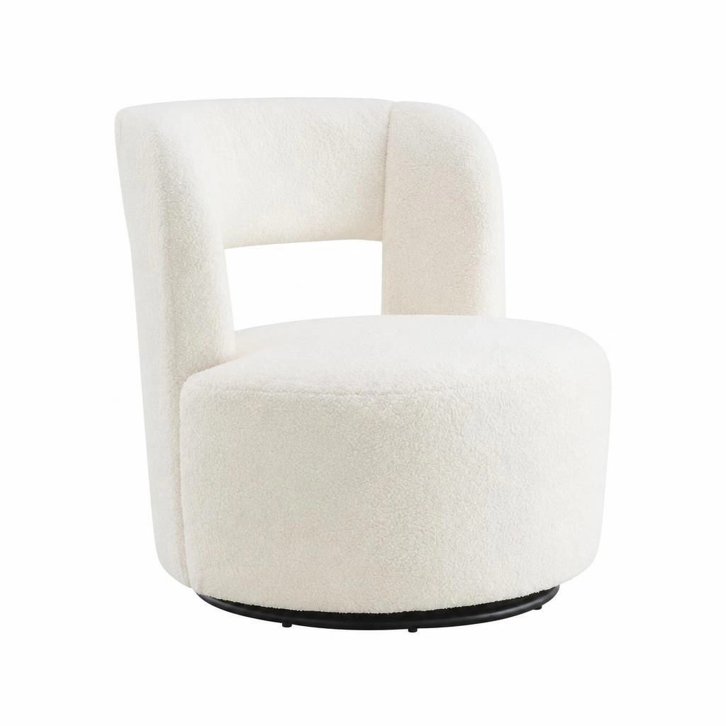 GOODSILO Sturdy Frame Upholstered Accent Chair