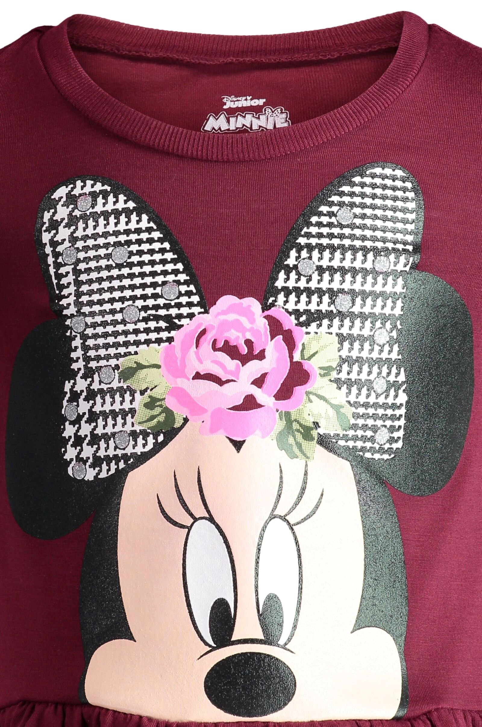Disney Minnie Mouse Girls' 2-Piece T-Shirt and Leggings Set