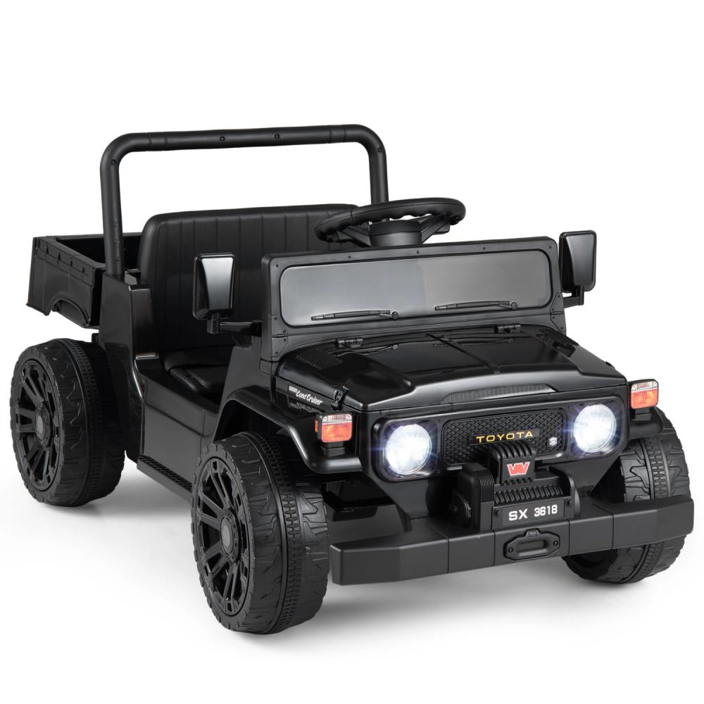 Hivvago 12V Electric Ride On Truck with Dump Bed and Music Licensed Toyota