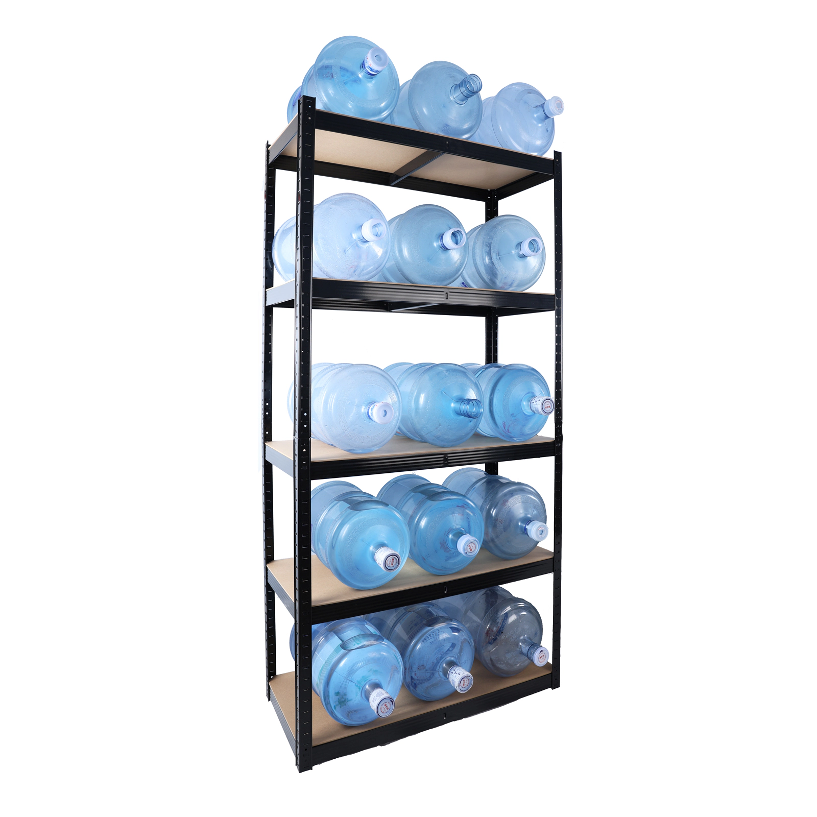 Flynama Industrial Heavy Duty Steel Garage Shelving 2000 LBS Capacity Adjustable Storage Rack for Workshop Warehouse