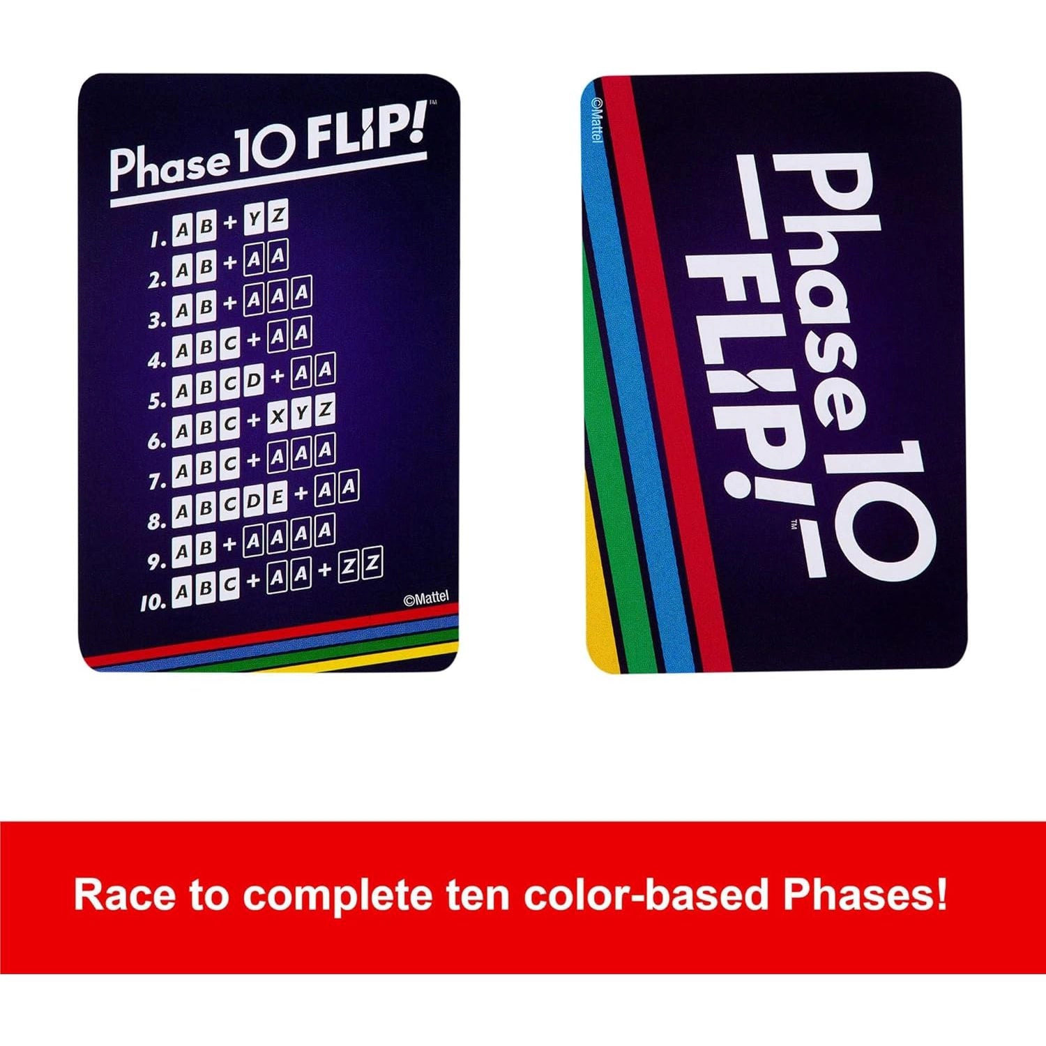 Mattel Phase 10 Flip Card Game
