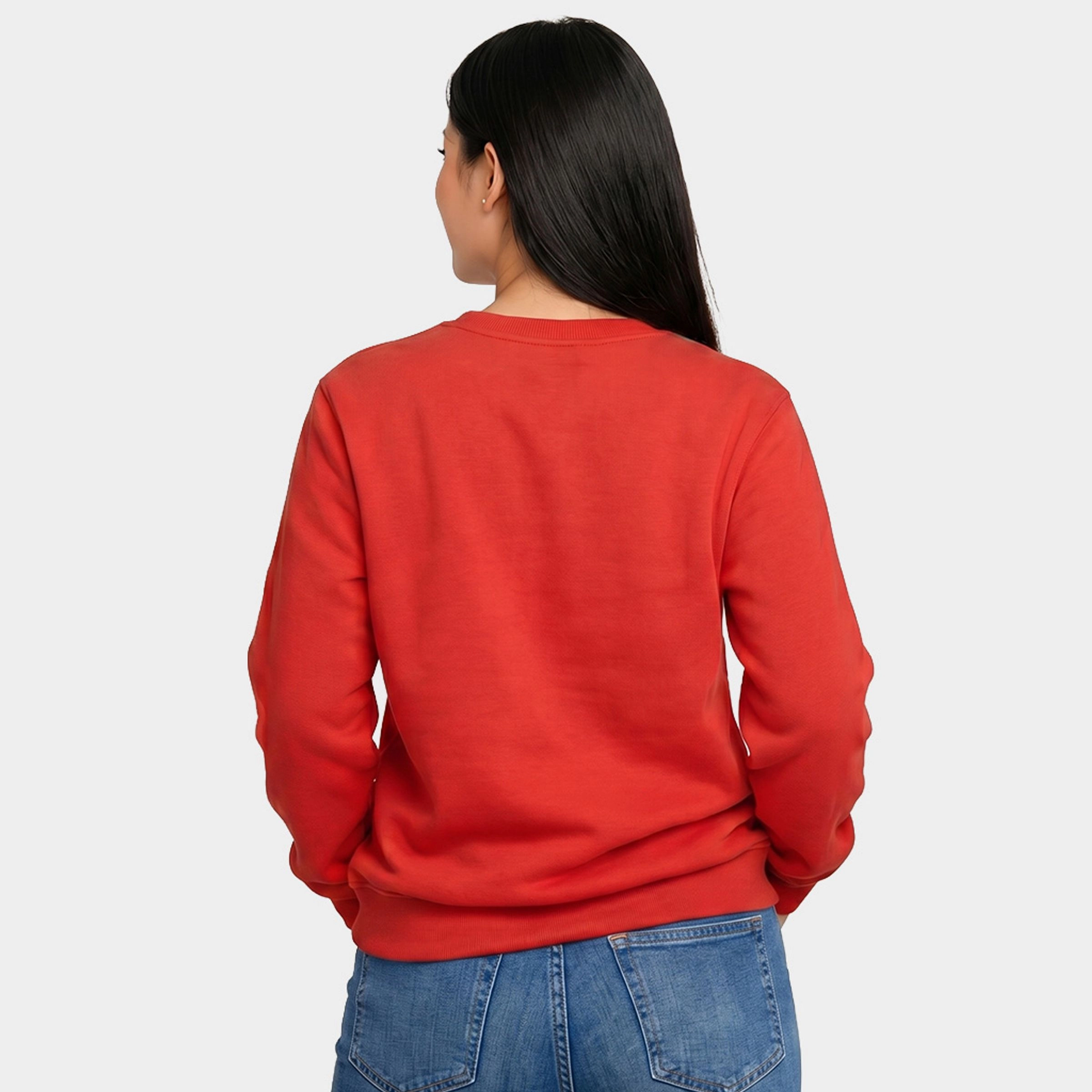 Simply Sage Market - Women's Graphic Sweatshirt S.W.Smiley Cherry Face Outline