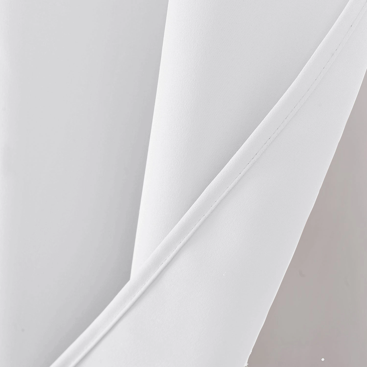 RT Designers Collection 100% Polyester 250 GSM Riley 100% Blackout Grommet Panel 54" x 45" White