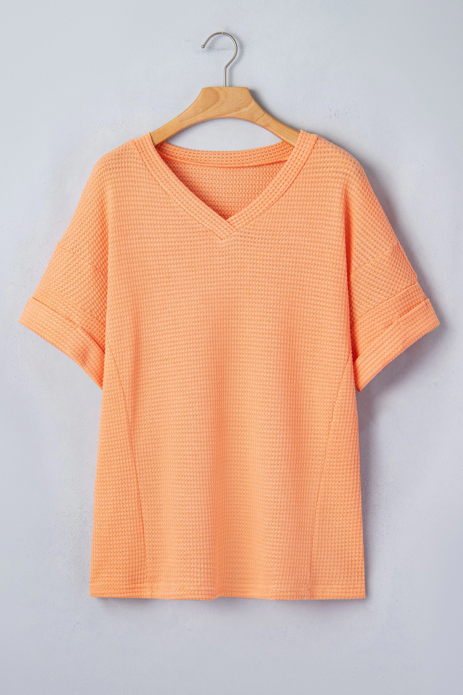 Threaded Pear Womens Xyla Short Sleeve Knit Top