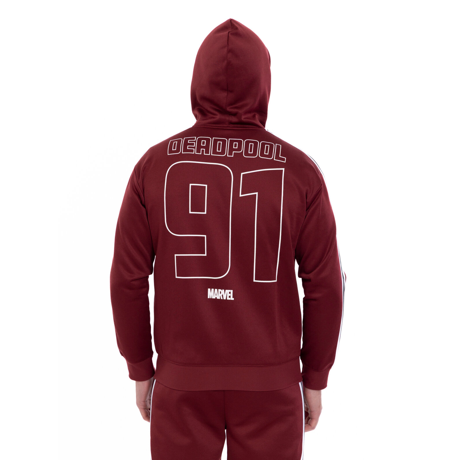 Marvel Men's Zip-Up Hooded Sweatshirt