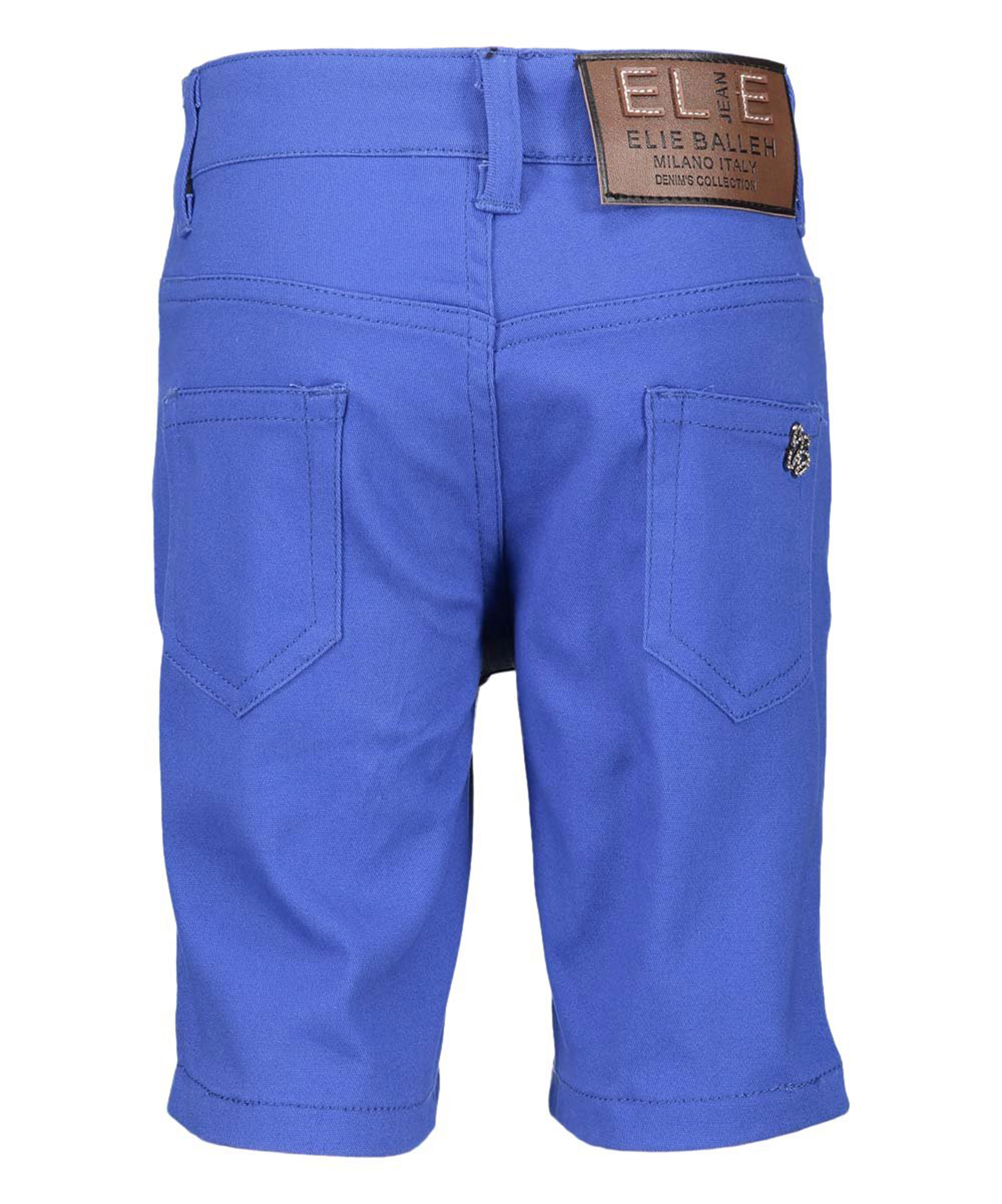 Elie Balleh Boys Slim Fit Cotton Twill Short Pants