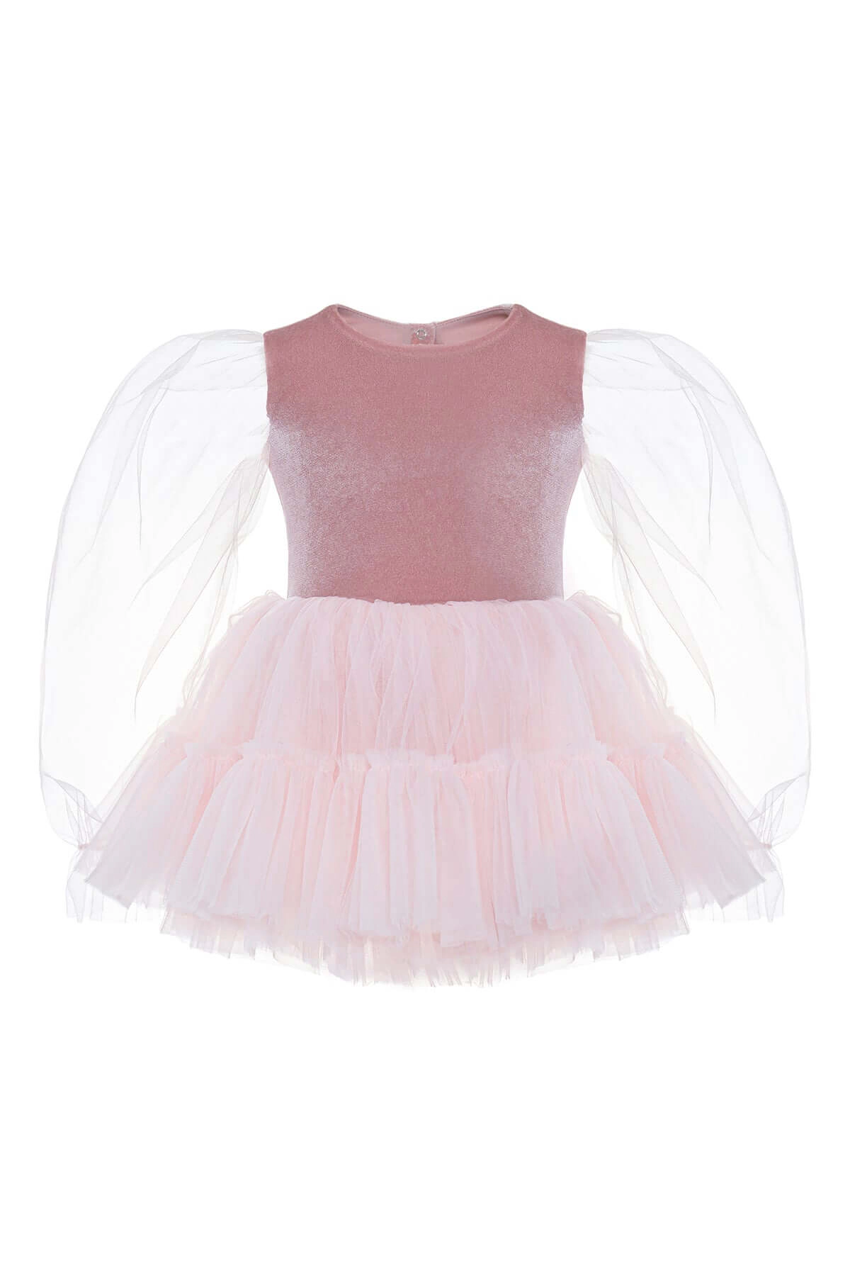 Mini Celebrities Girls Velvet Balloon Tutu Dress