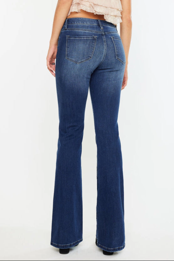 KanCan Women's Essentials High Rise Bootcut Jeans Constance