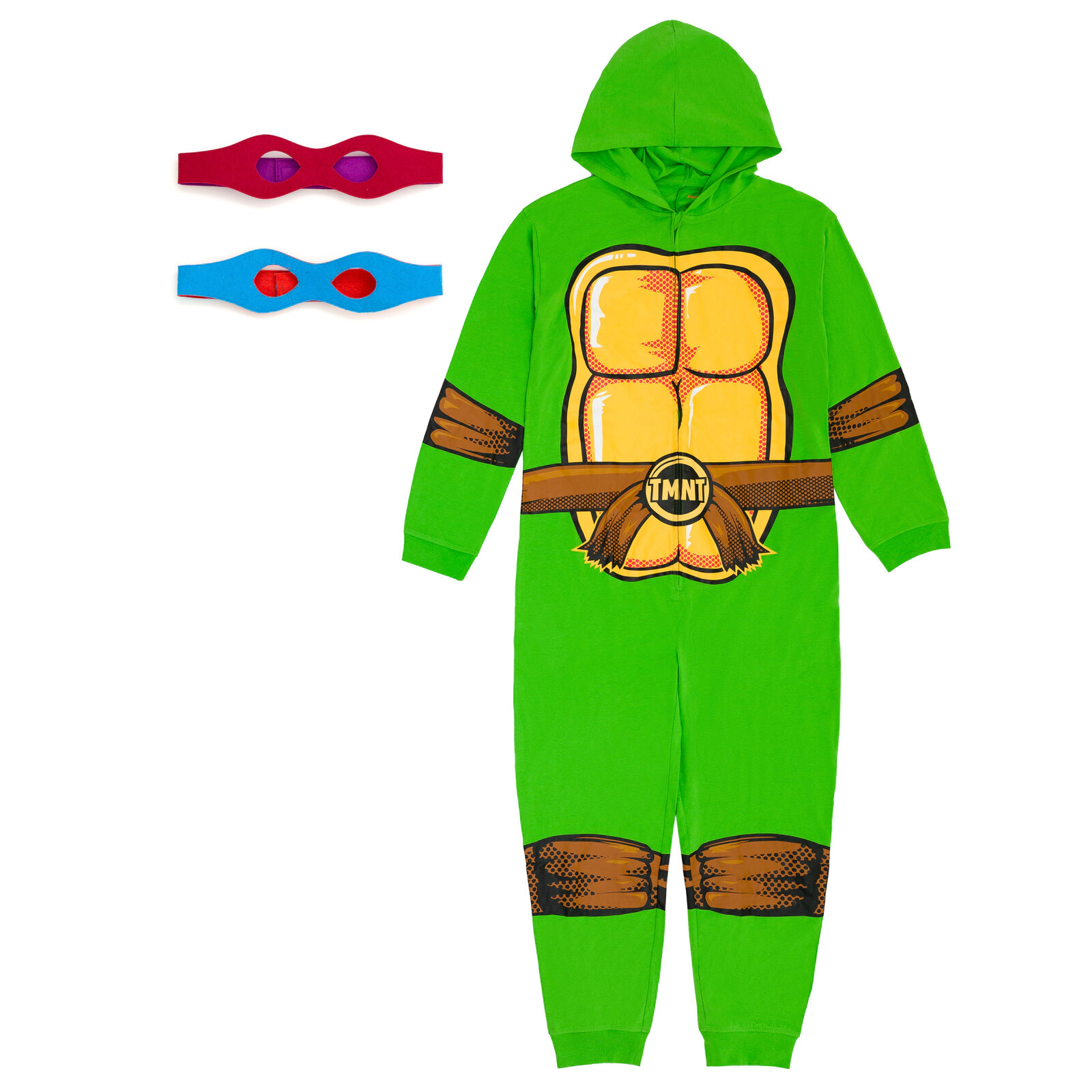 Teenage Mutant Ninja Turtles Matching Family Cosplay Hooded One Piece Set